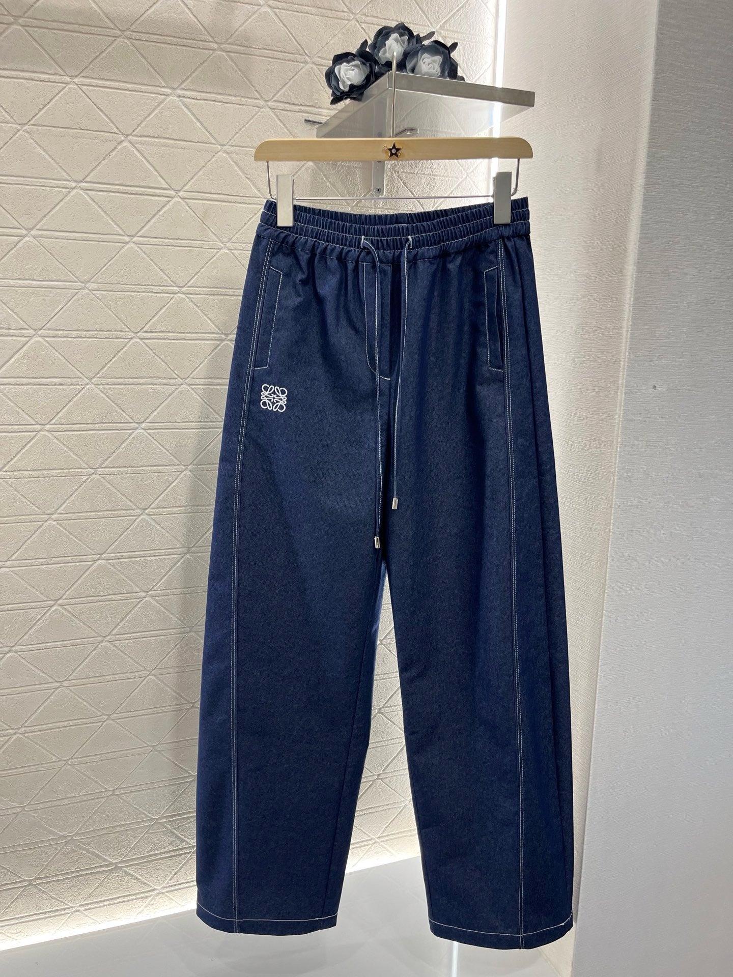 New Arrivals High-Rise Drawstring Wide-Leg Pants