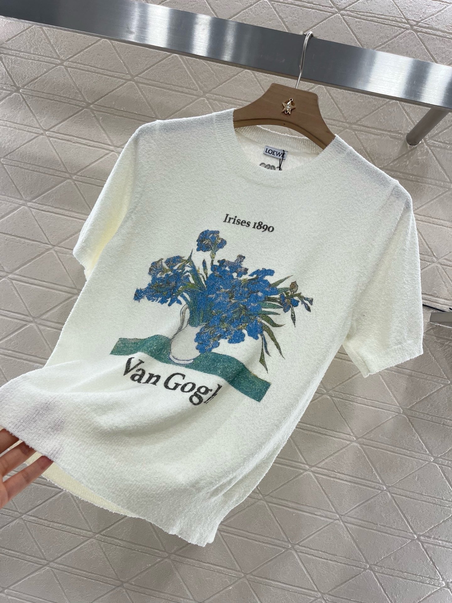 New Artistic Van Gogh Knit Short Sleeve