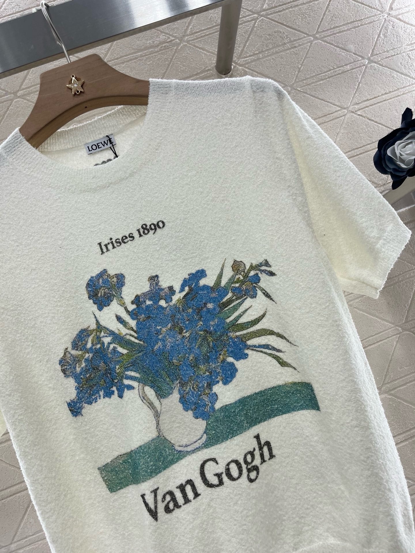 New Artistic Van Gogh Knit Short Sleeve