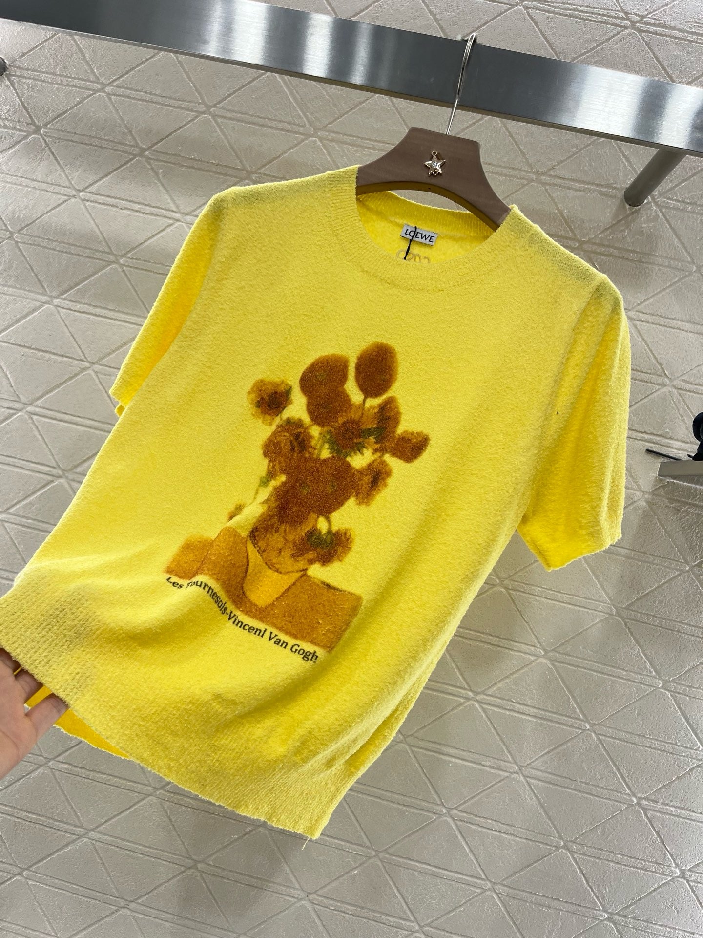 New Artistic Van Gogh Knit Short Sleeve