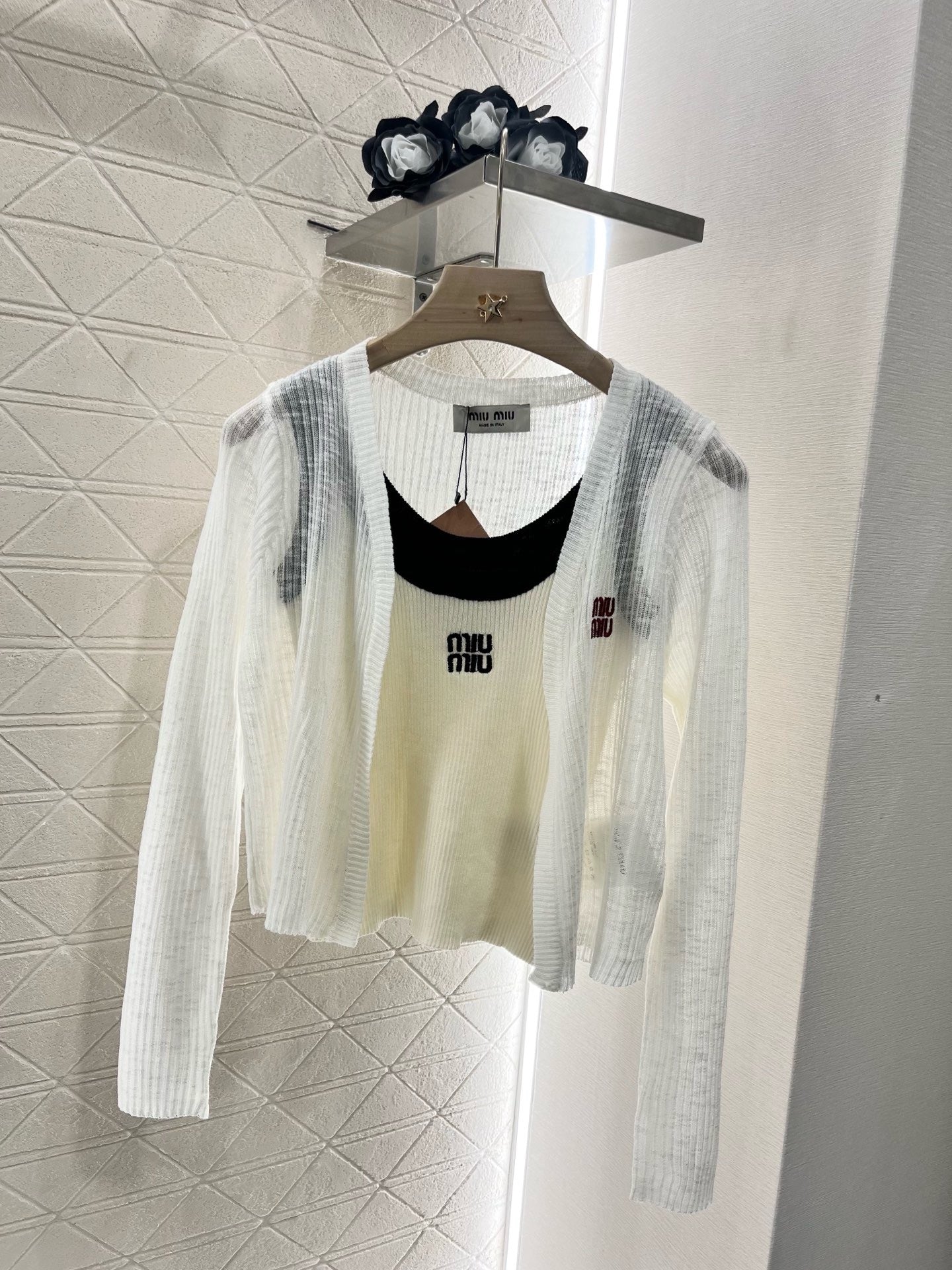 MI*MI* New Arrival Suspenders with Knitted Long Sleeves
