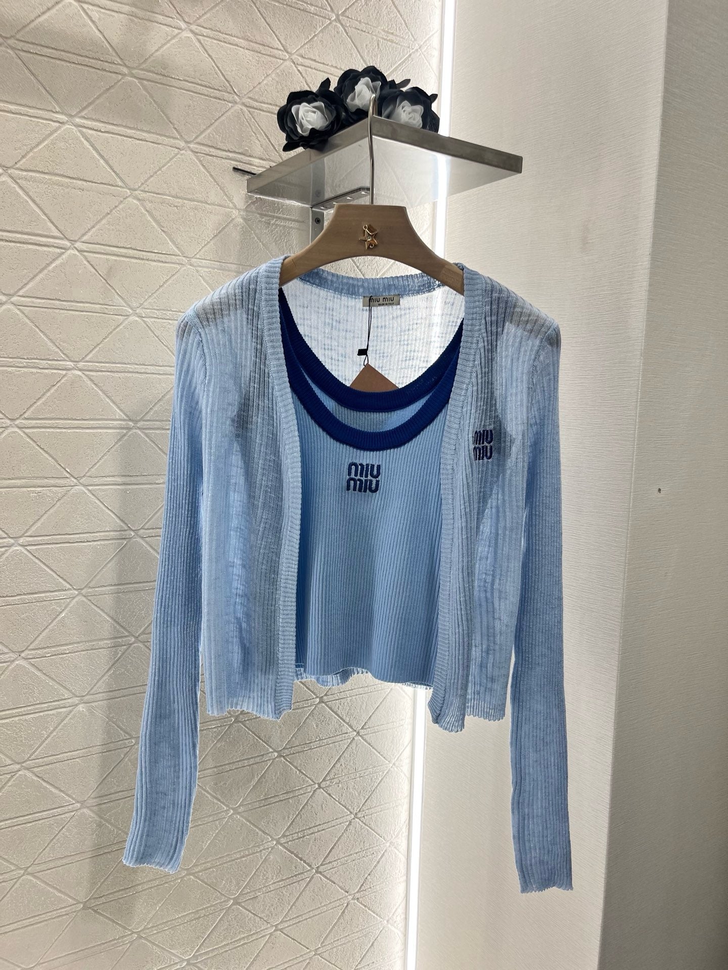 MI*MI* New Arrival Suspenders with Knitted Long Sleeves