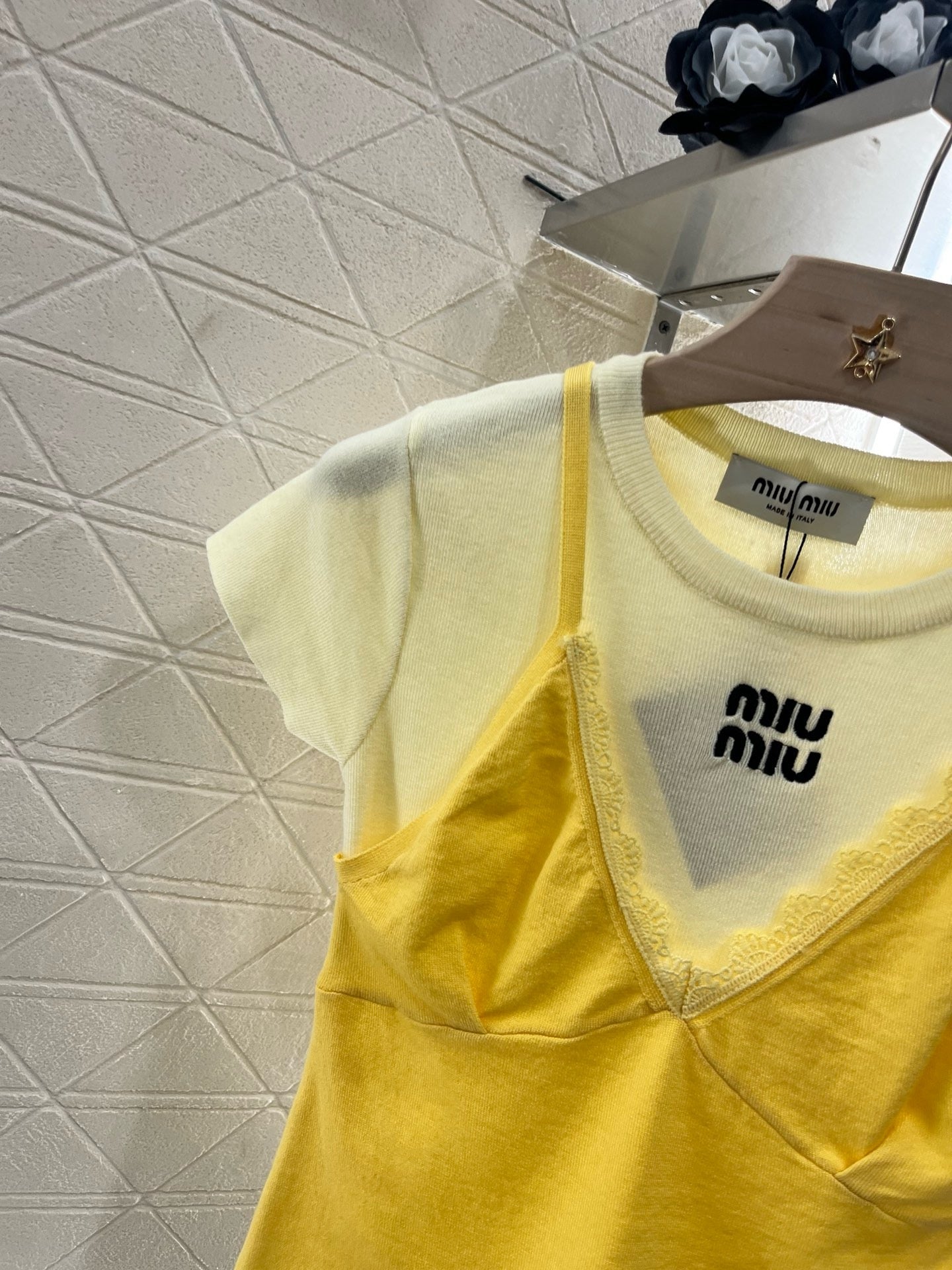MI*MI*New arrival Suspenders with short sleeves Wool material