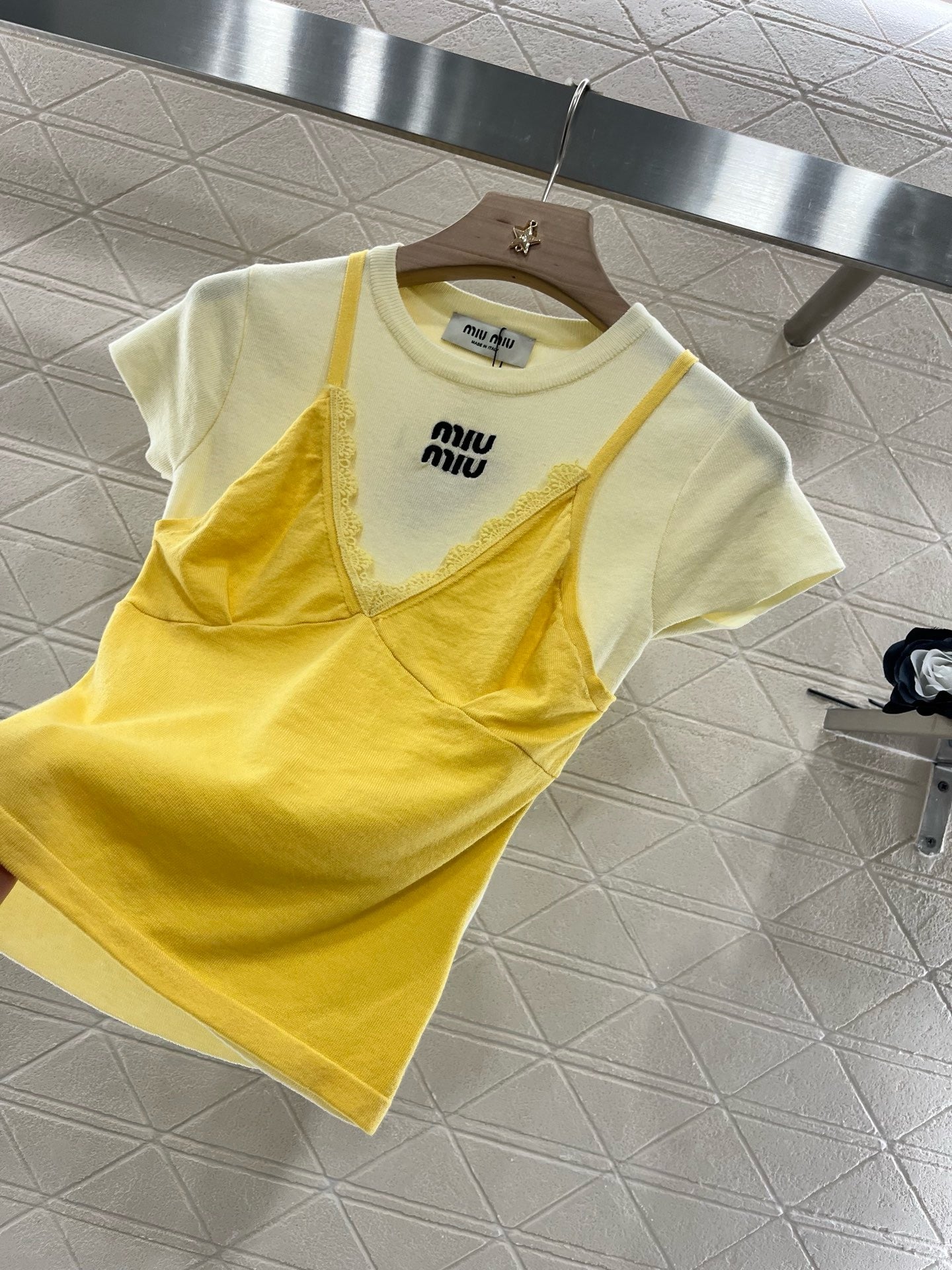 MI*MI*New arrival Suspenders with short sleeves Wool material