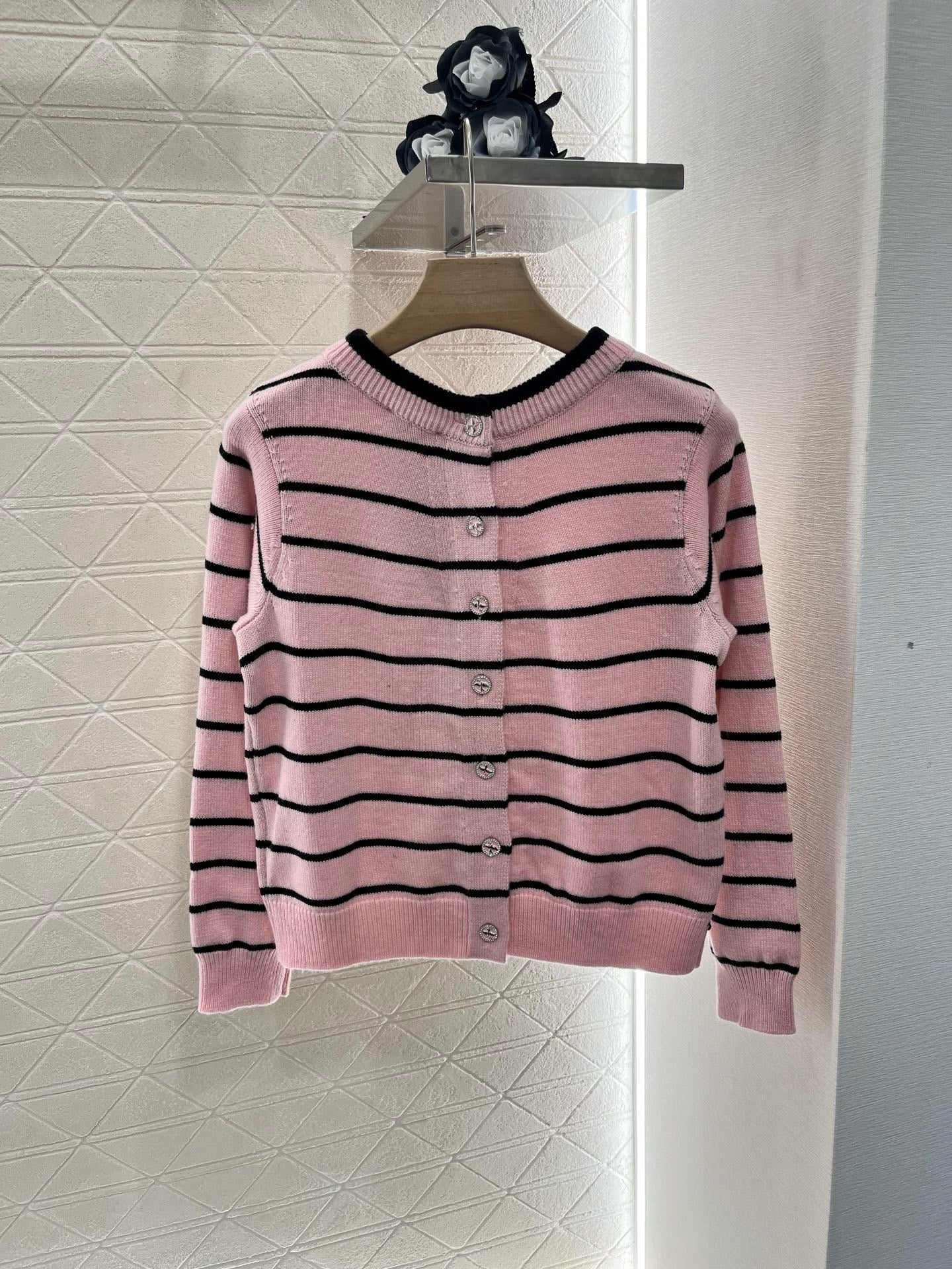 C*2025SS New Striped Knit Cardigan