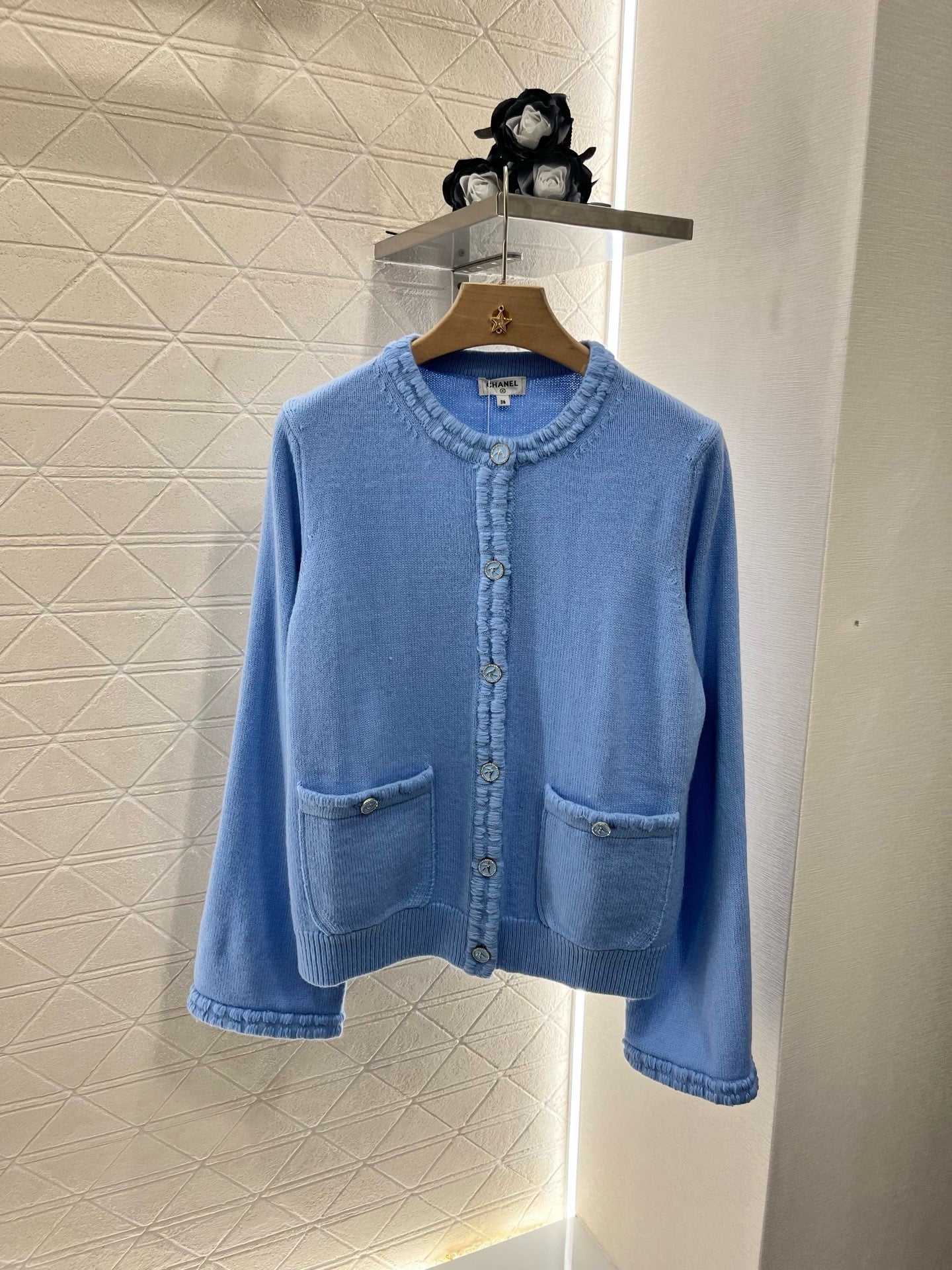 C*2025SS New Striped Knit Cardigan