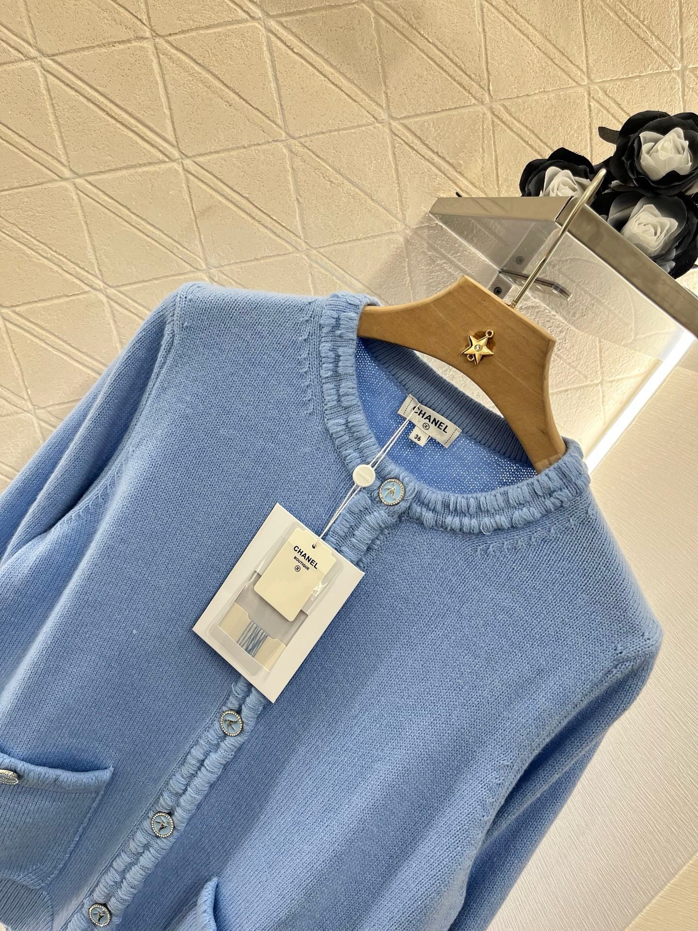 C*2025SS New Striped Knit Cardigan
