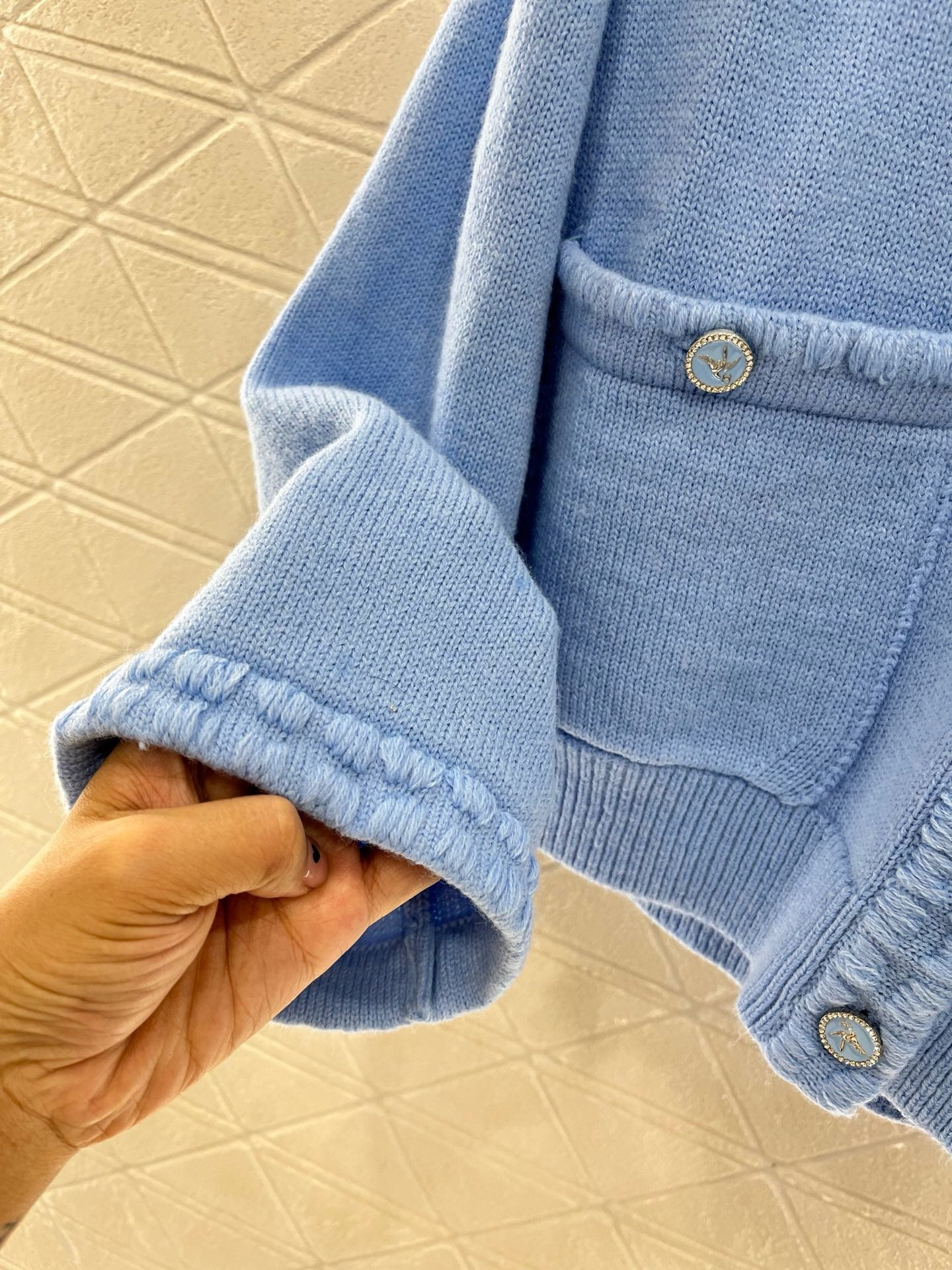 C*2025SS New Striped Knit Cardigan