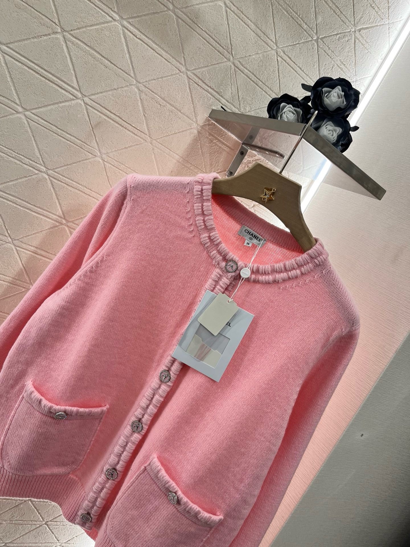 C*2025SS New Striped Knit Cardigan