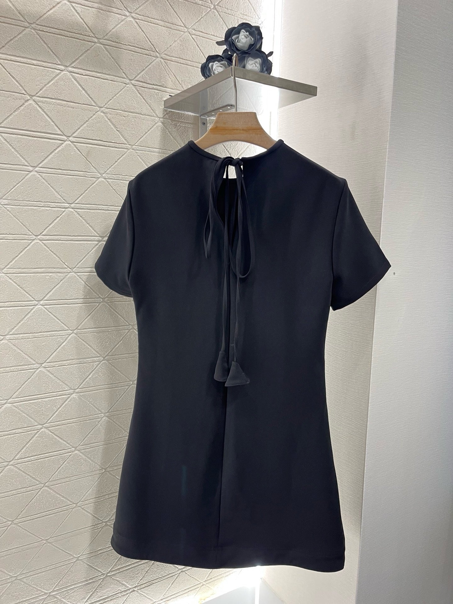 2025SS New Arrival Lace-up Short-sleeved Dress
