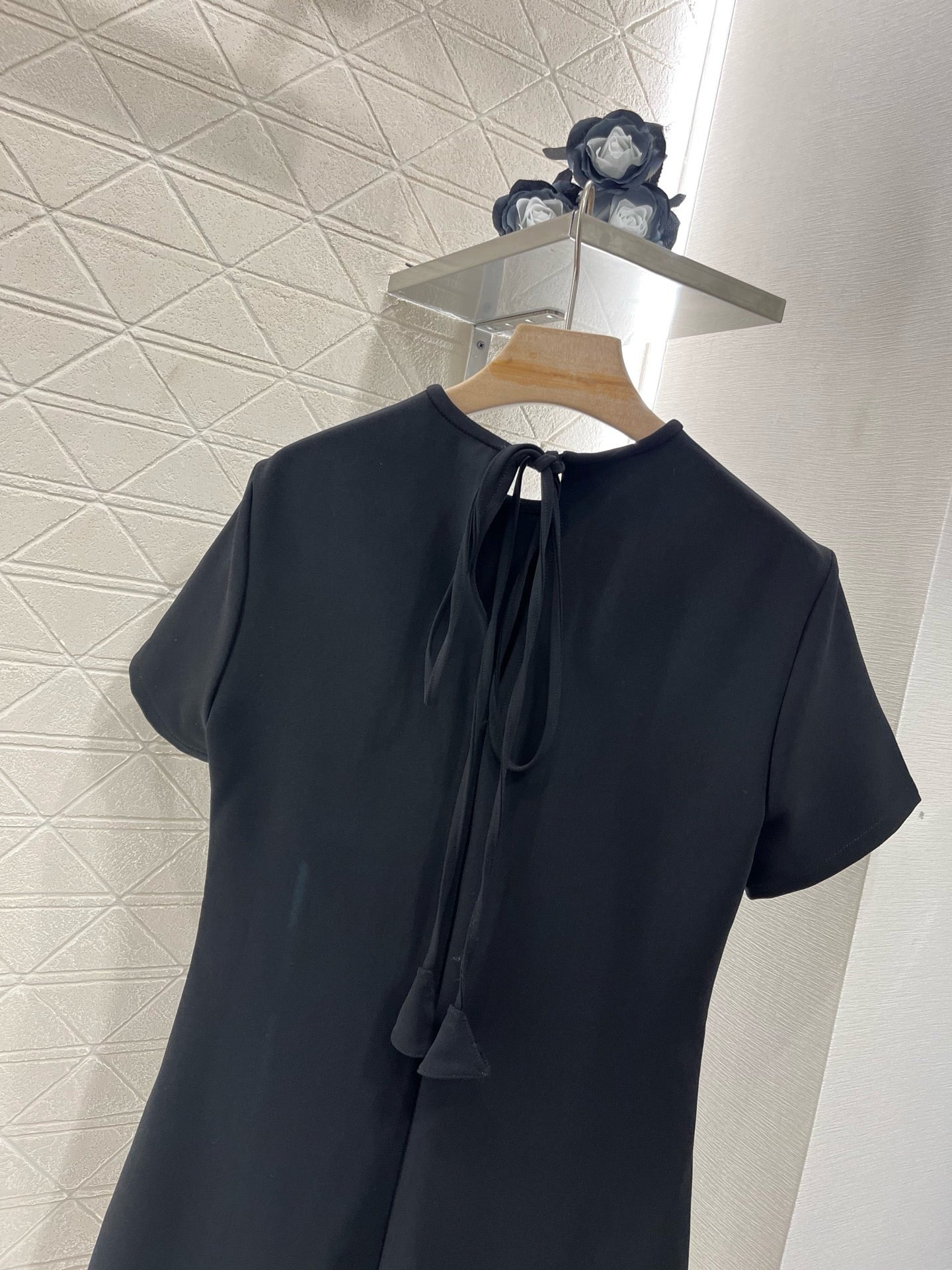 2025SS New Arrival Lace-up Short-sleeved Dress
