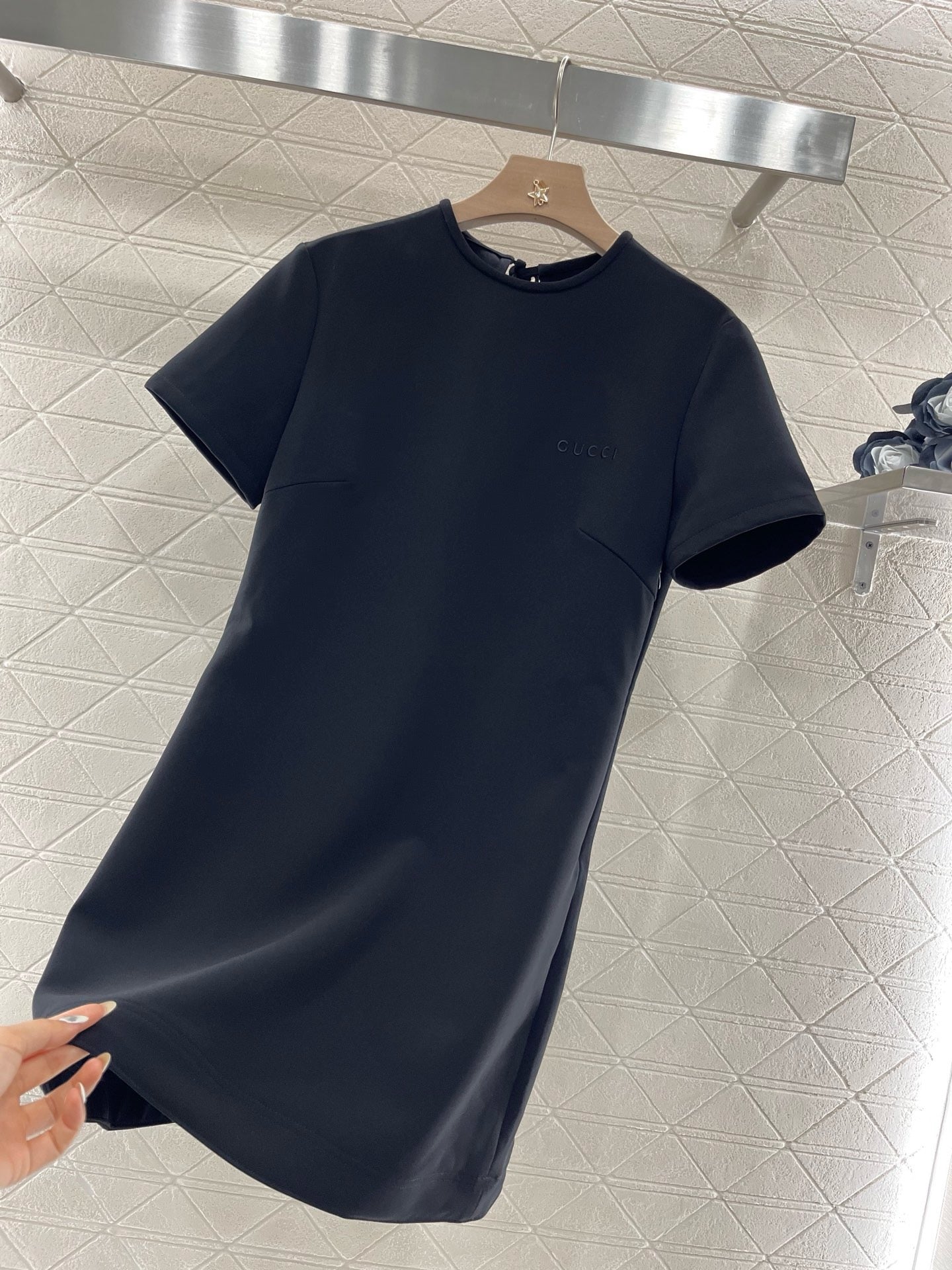 2025SS New Arrival Lace-up Short-sleeved Dress