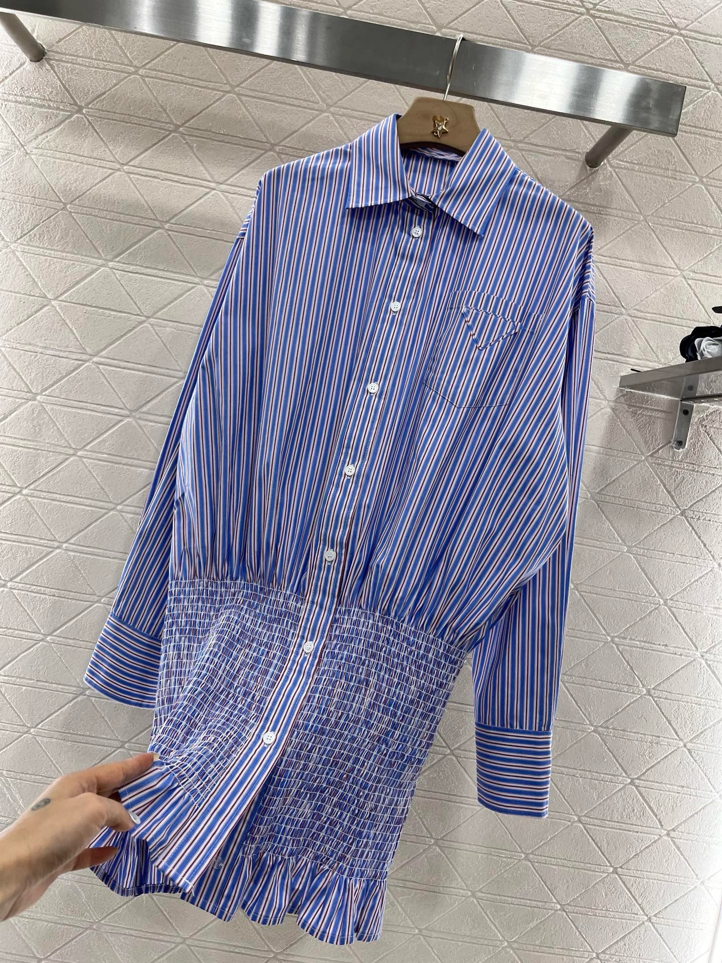 New Product Olive Shirt Dress