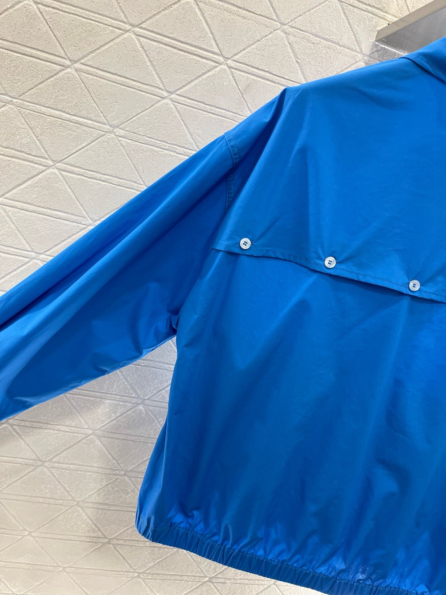 MI*MI*2025ss new product lapel loose shirt blue
