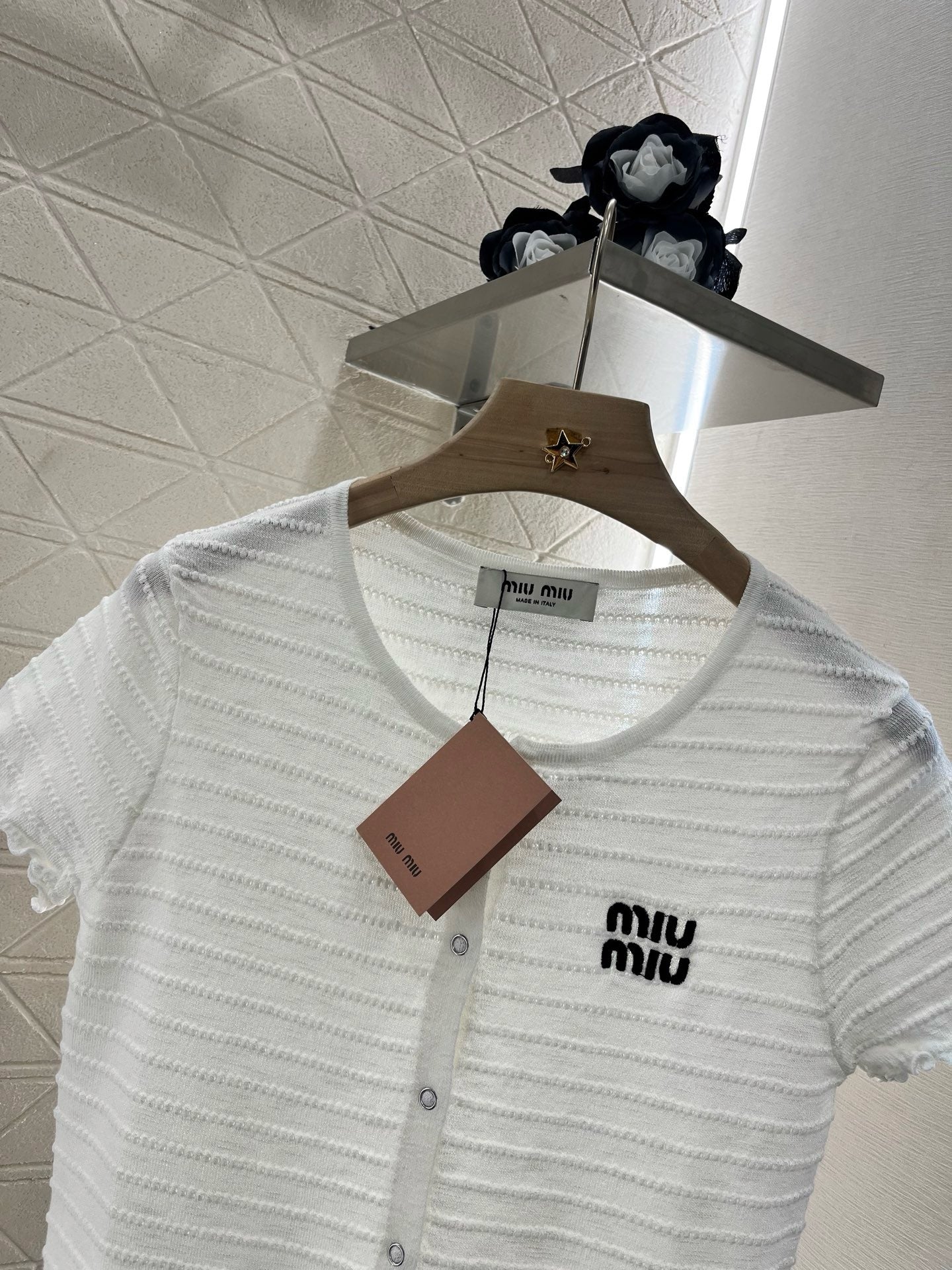 MI*MI*New Arrival Lace Knitted Suspender Cardigan Two-piece Set