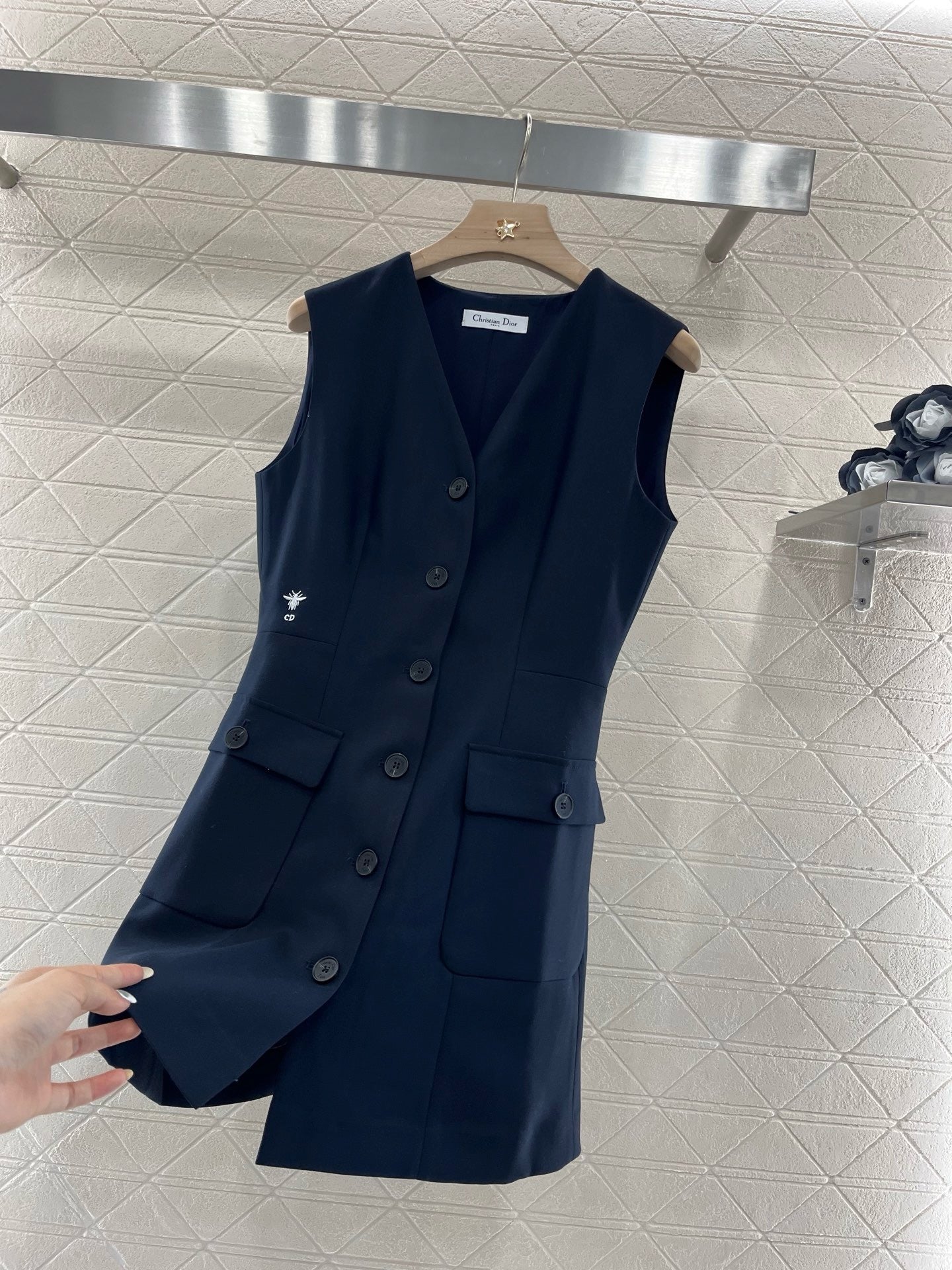 D* New Product Three-dimensional Waist Dress