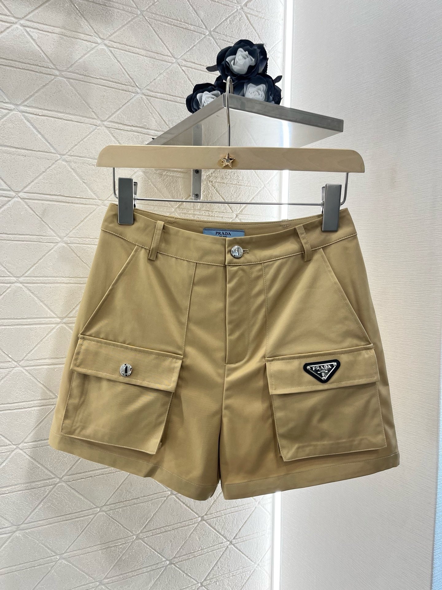 2025SS New Pocket Shorts Yellow