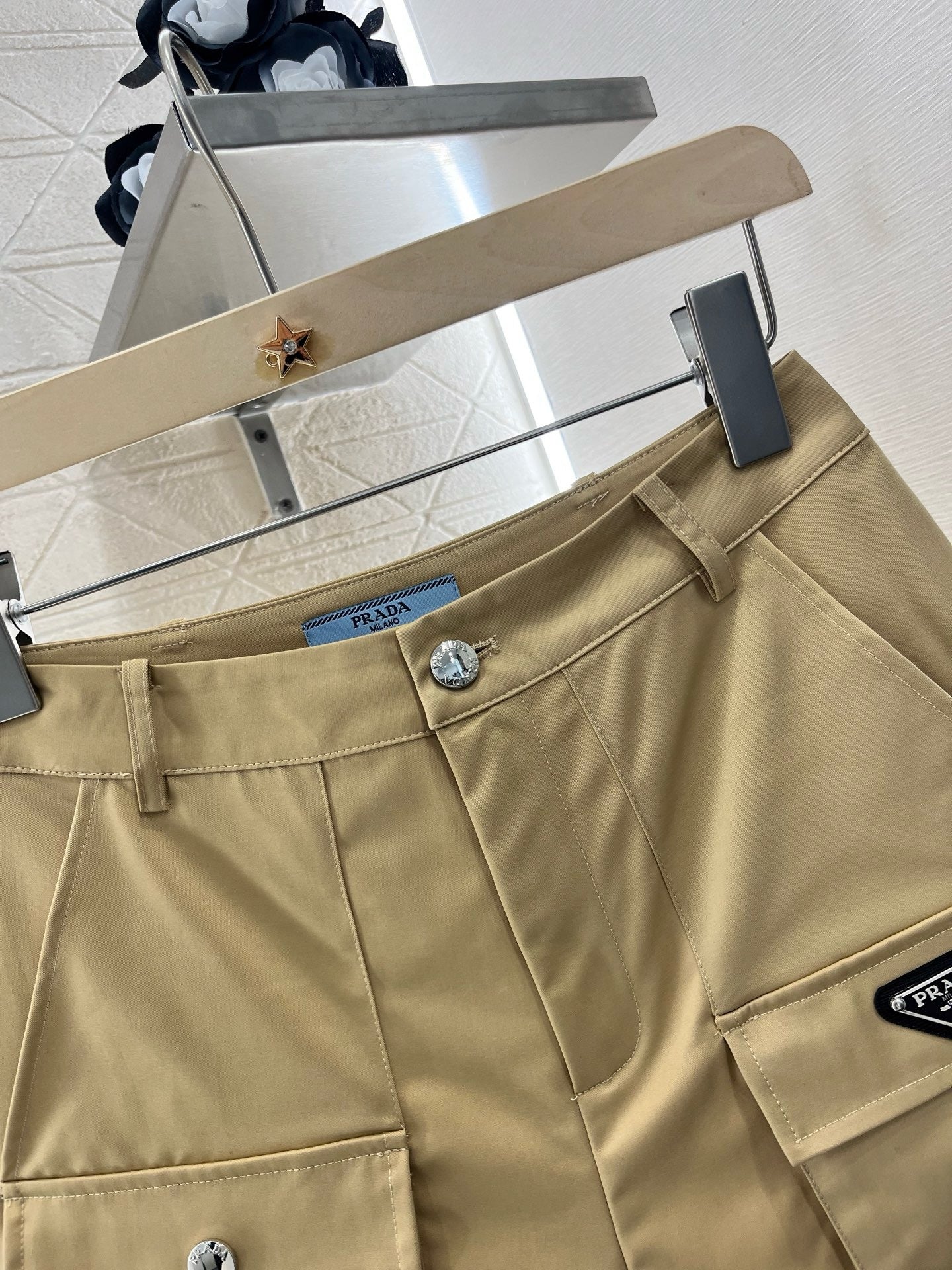 2025SS New Pocket Shorts Yellow