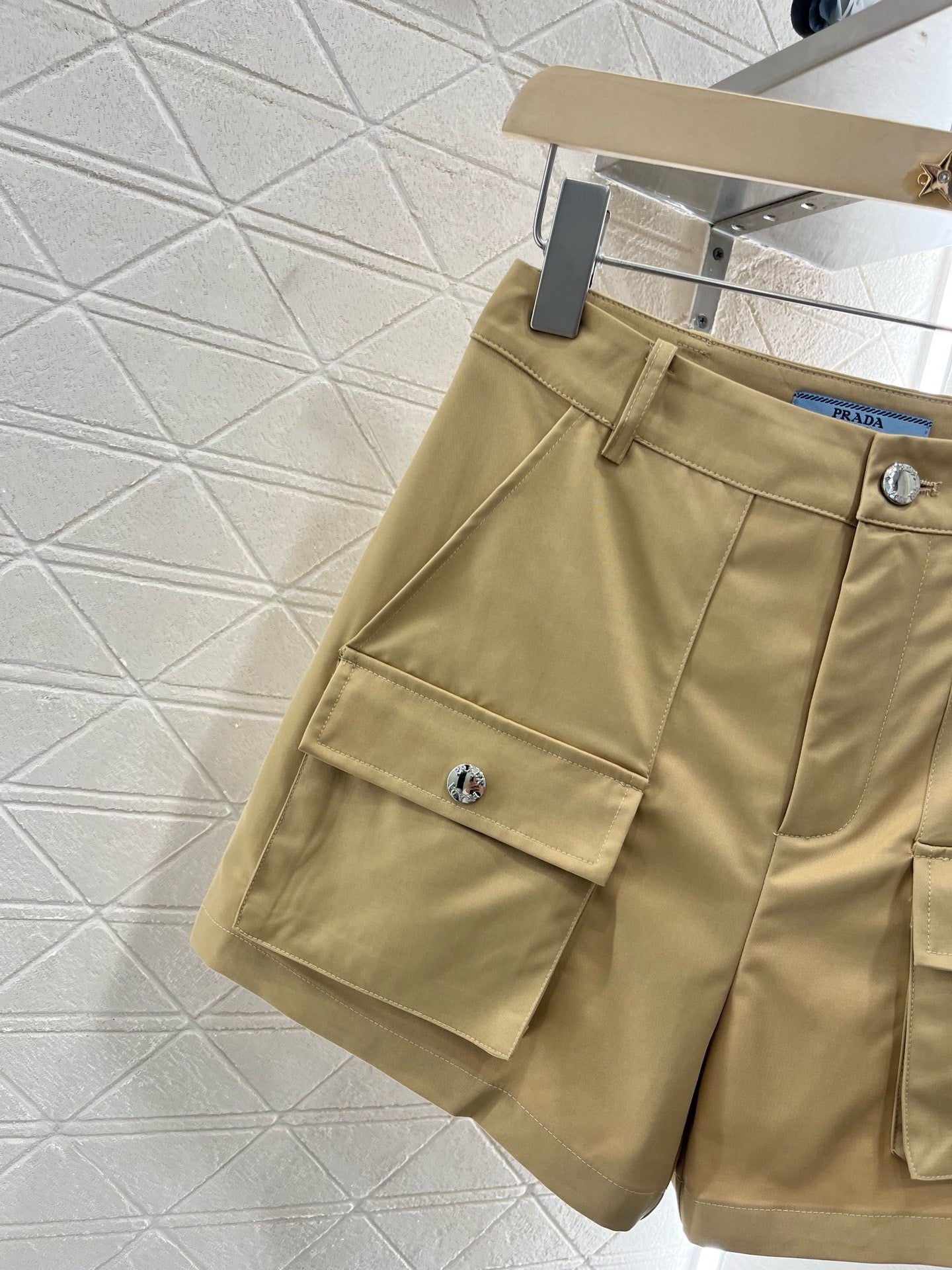 2025SS New Pocket Shorts Yellow