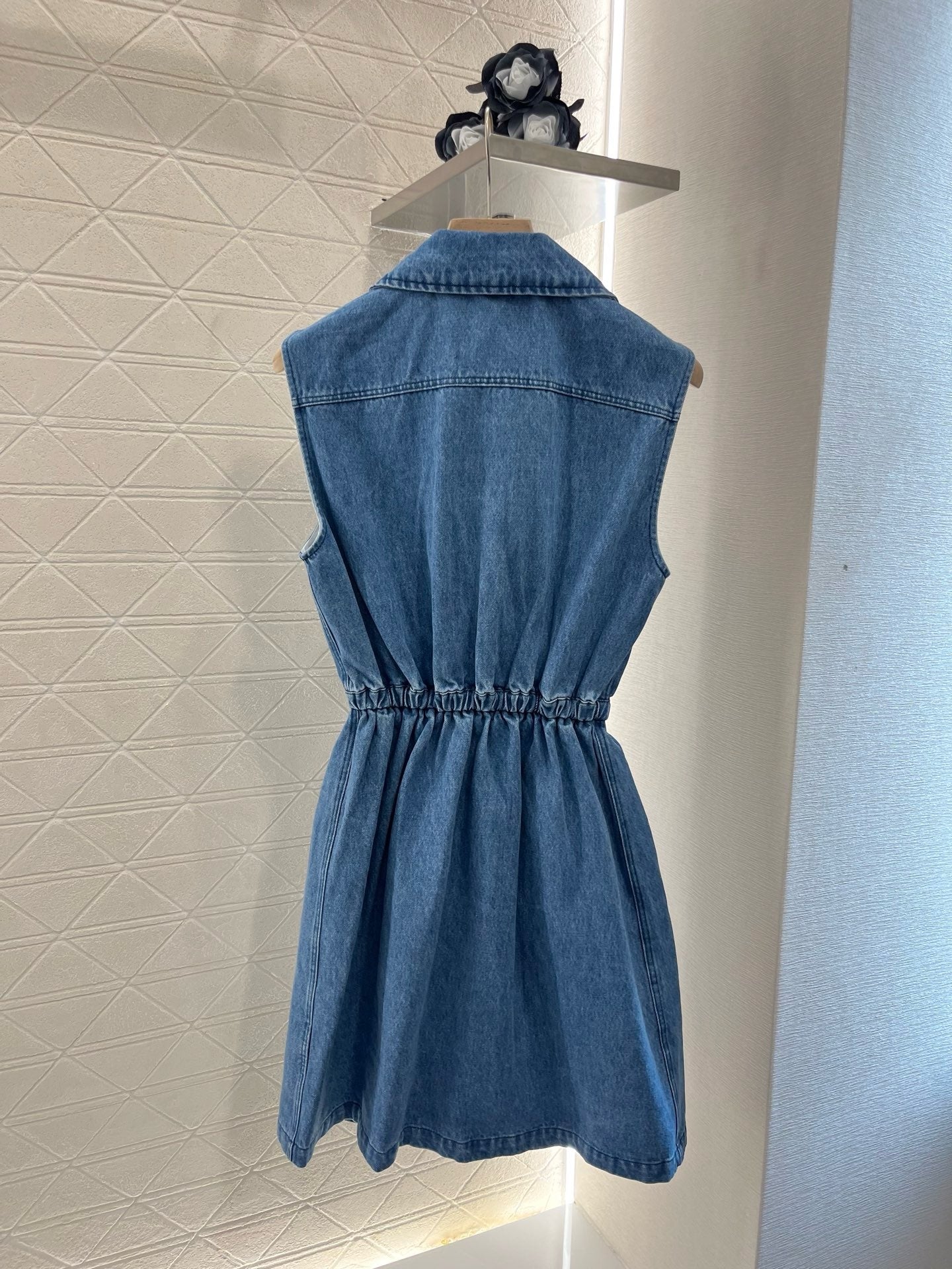 MI*MI*2025SS New Sleeveless Denim Dress