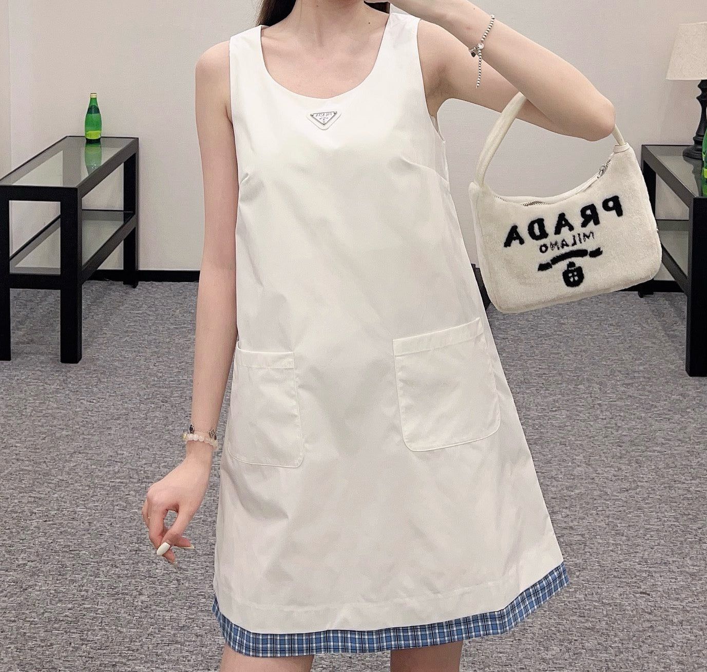 New Arrivals Sleeveless Panelled Tank Dress