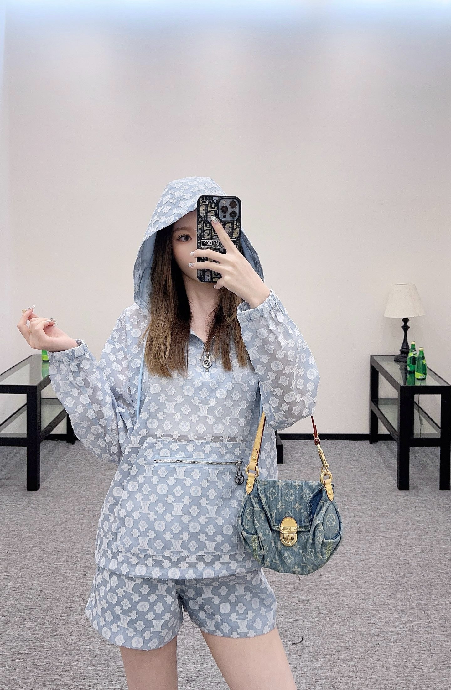 2025SS New Jacquard Hooded Suit