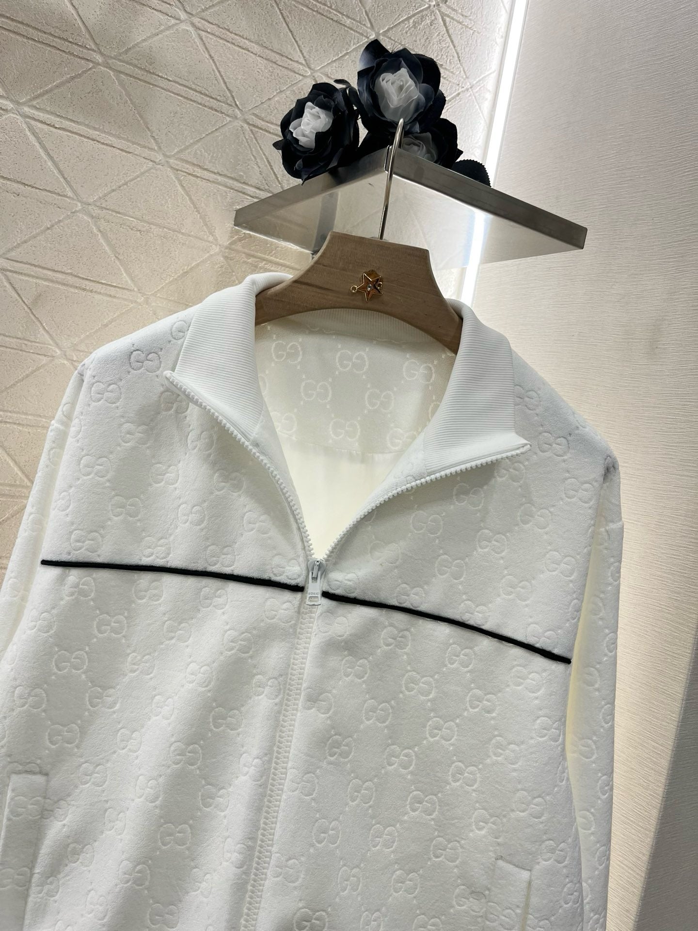 2025SS New Towel Zipper White Set