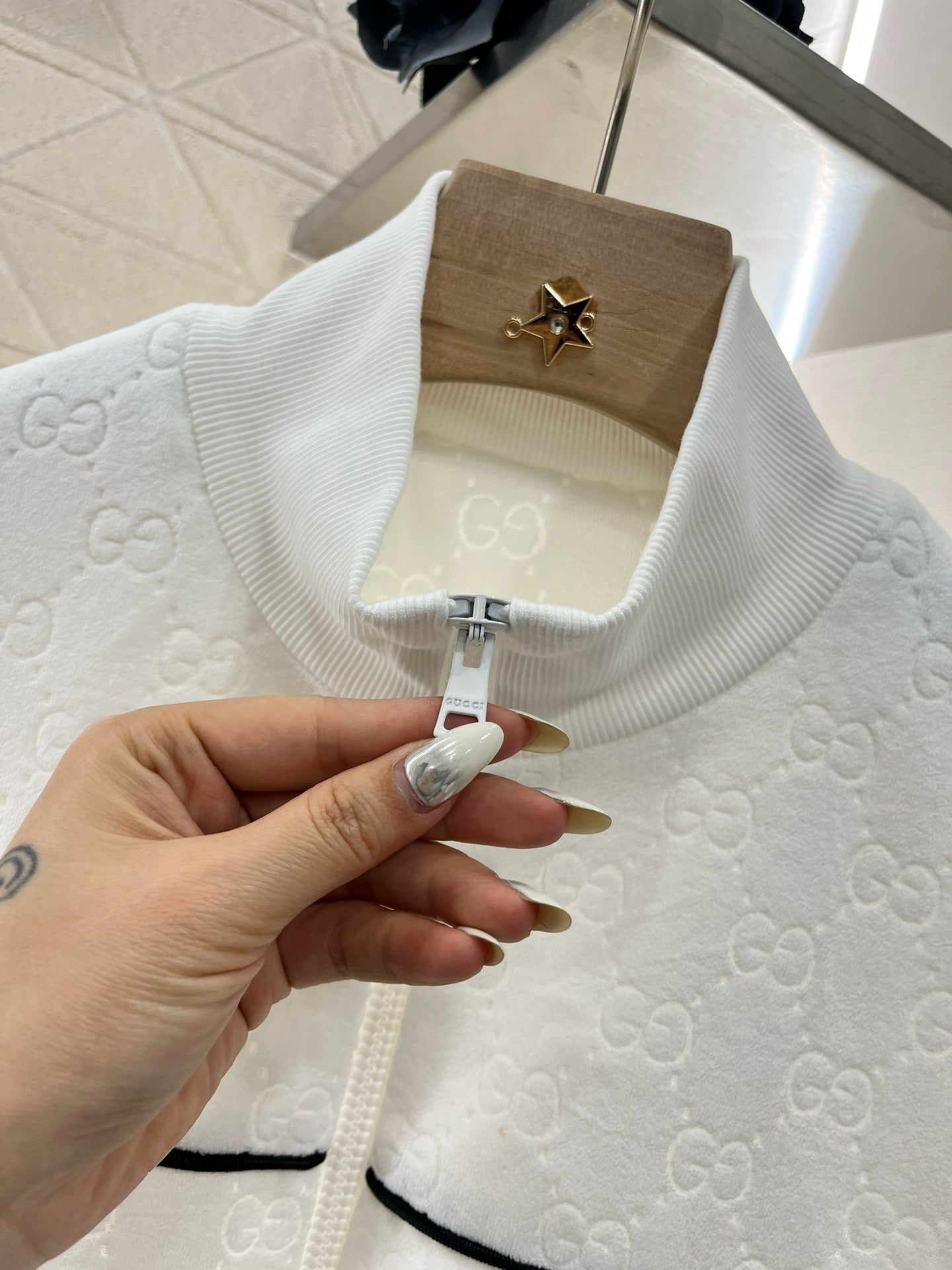 2025SS New Towel Zipper White Set