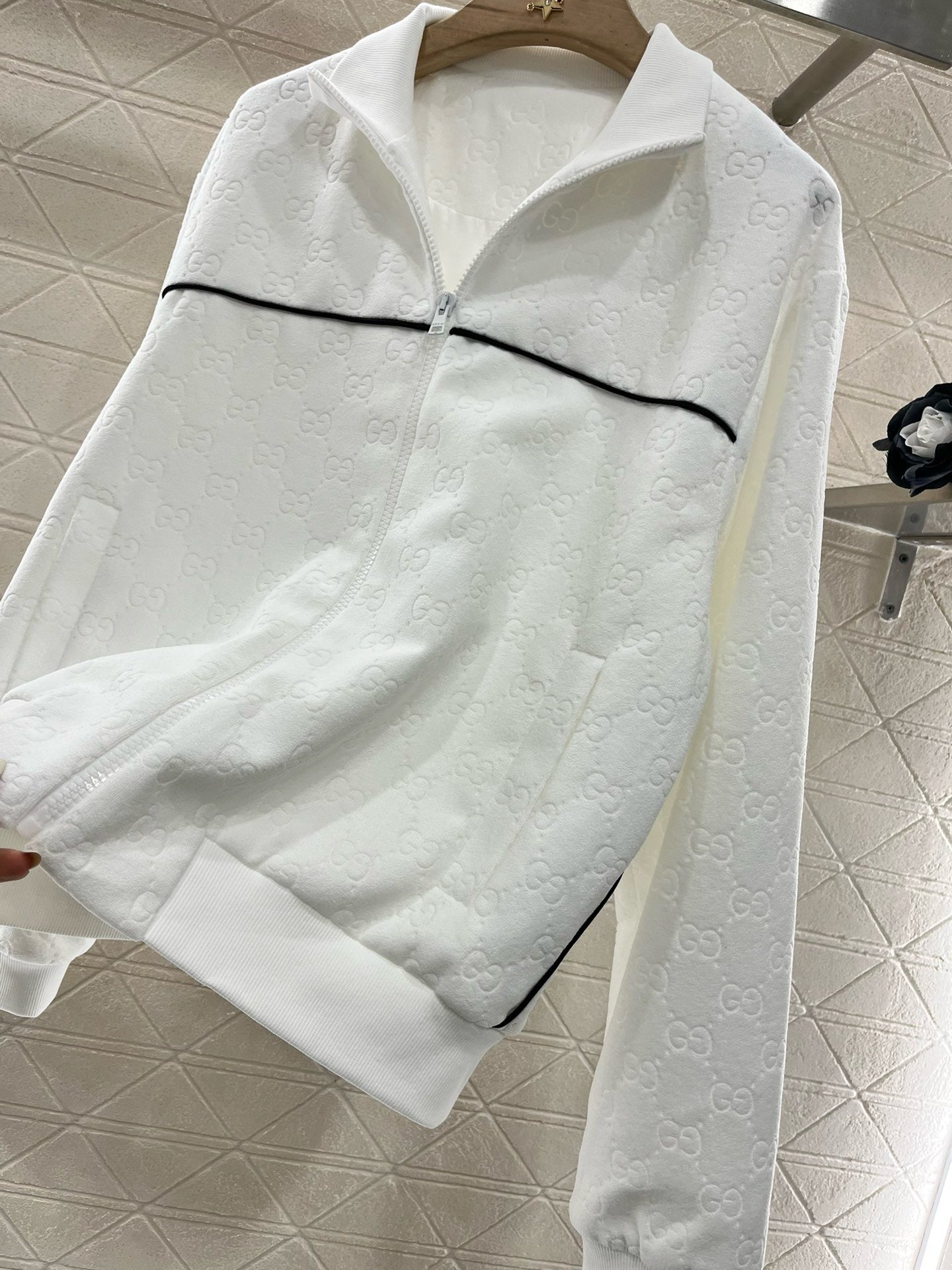 2025SS New Towel Zipper White Set
