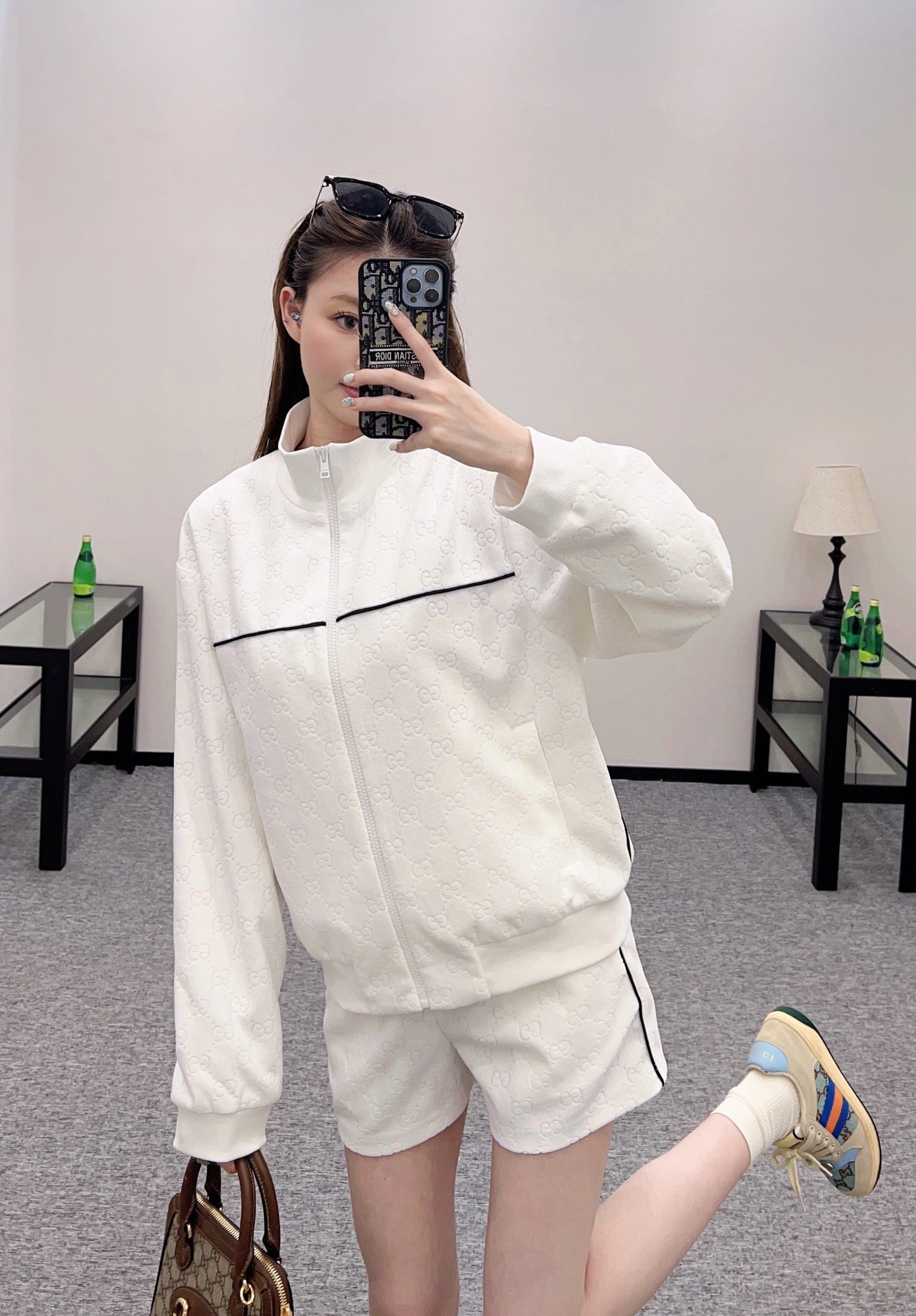 2025SS New Towel Zipper White Set