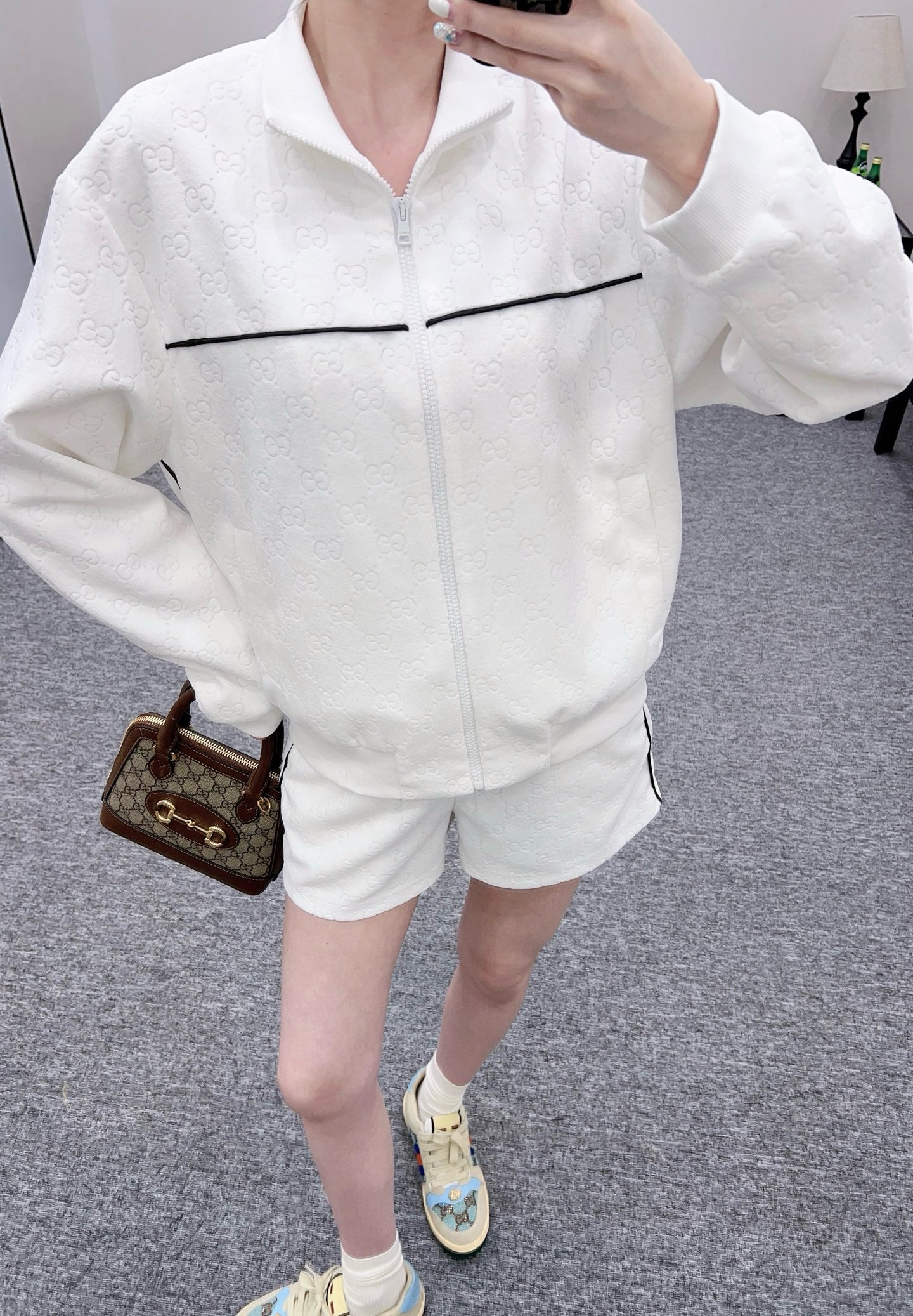 2025SS New Towel Zipper White Set