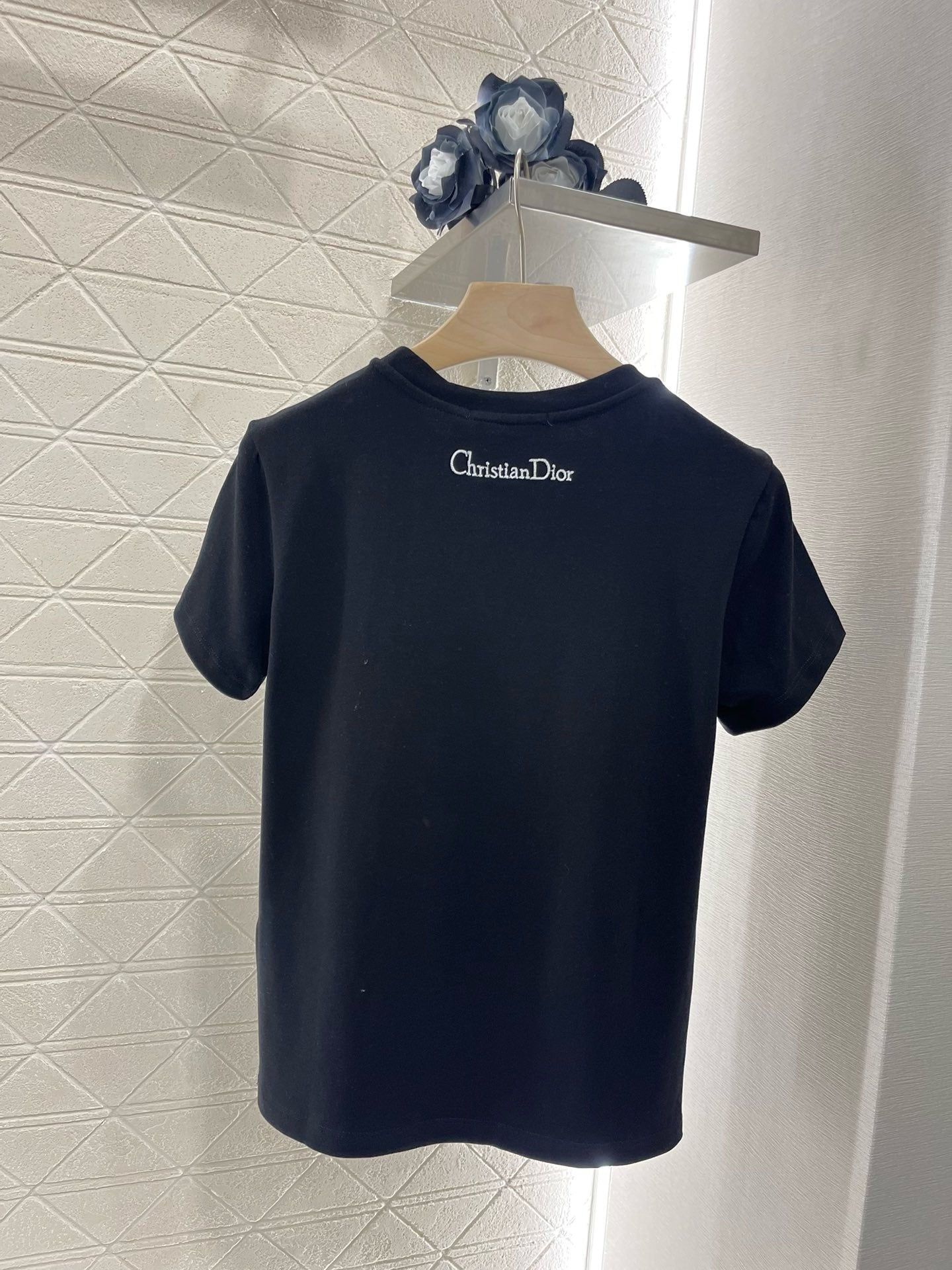 D* New Arrival Embroidered Beaded Short Sleeves