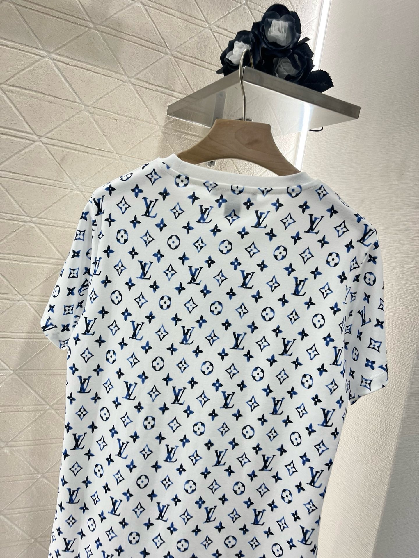 L*2025SS New Round Neck Printed Chain