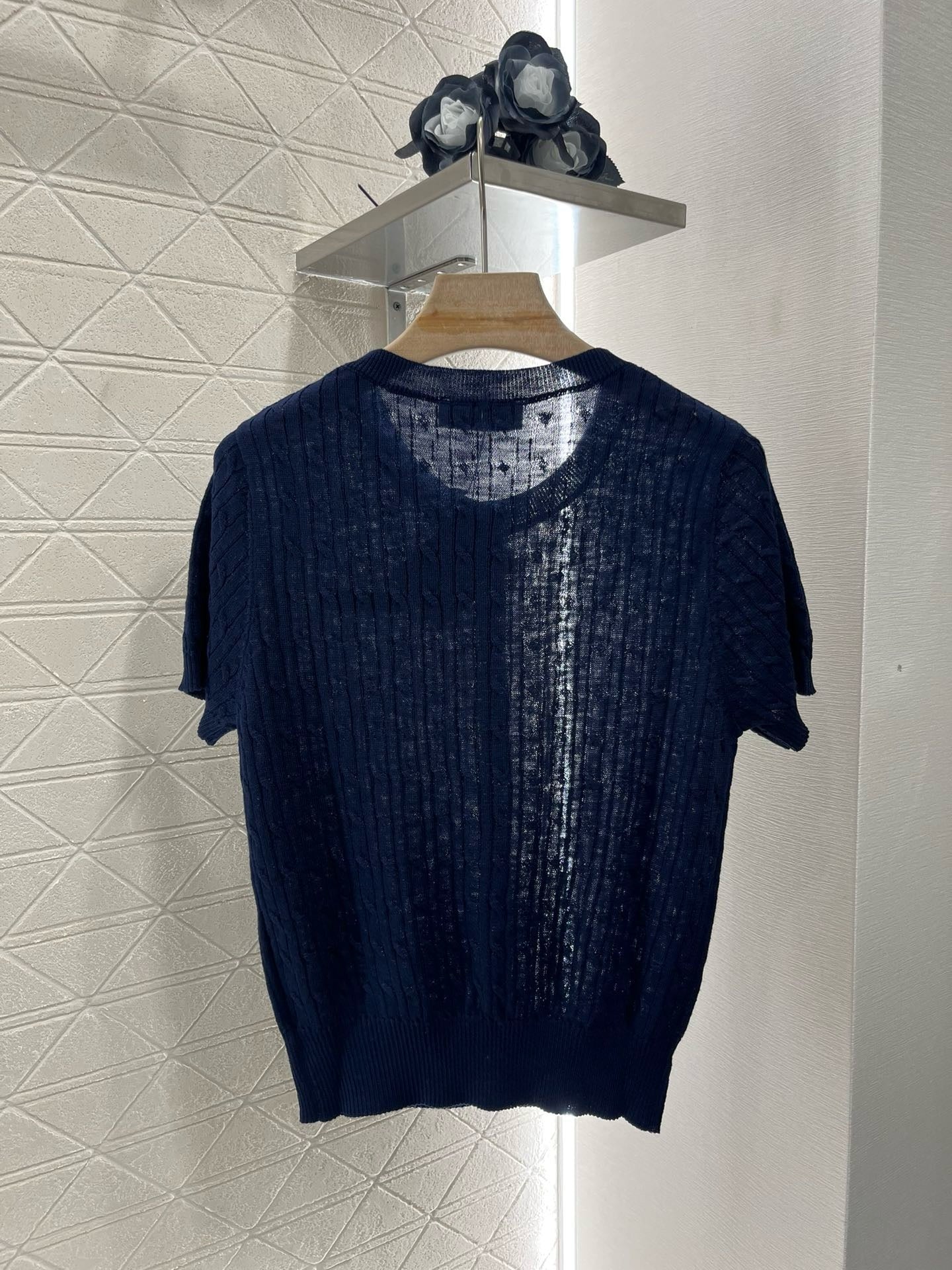 MI*MI*New Arrival Knitted Short Sleeve Cardigan