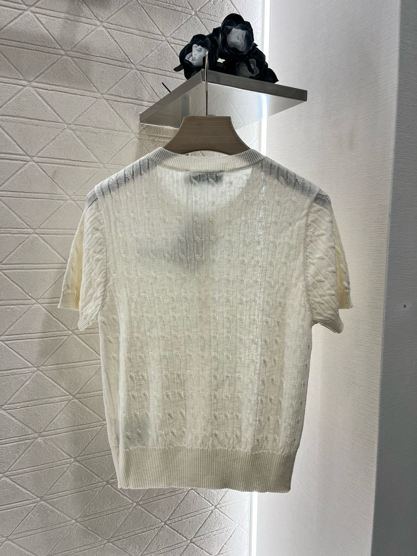 MI*MI*New Arrival Knitted Short Sleeve Cardigan