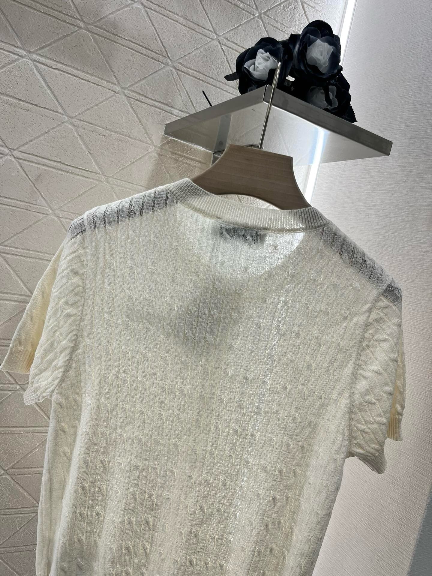 MI*MI*New Arrival Knitted Short Sleeve Cardigan