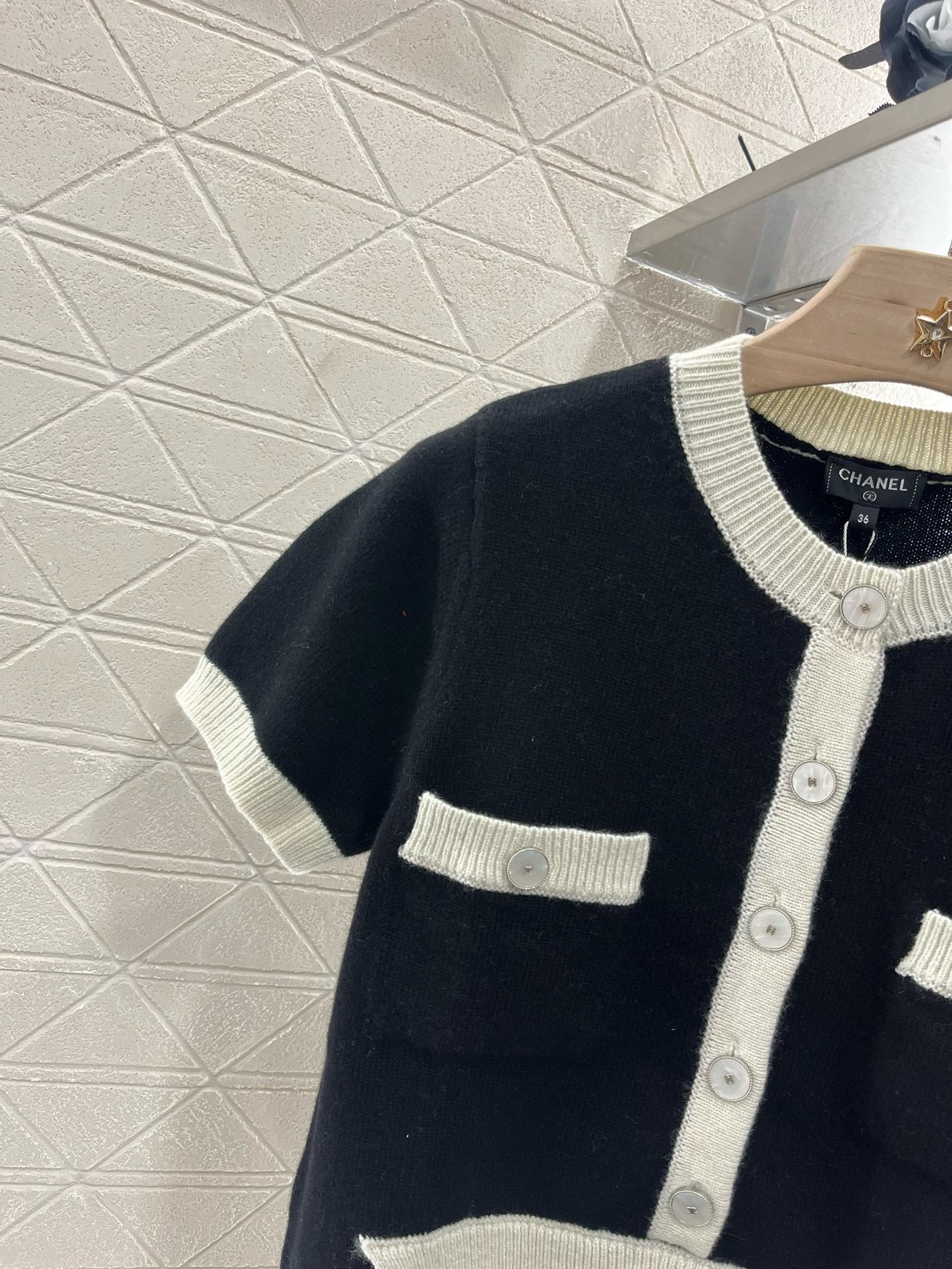 C* 2025SS New Arrival Knitted Short Sleeve Cardigan