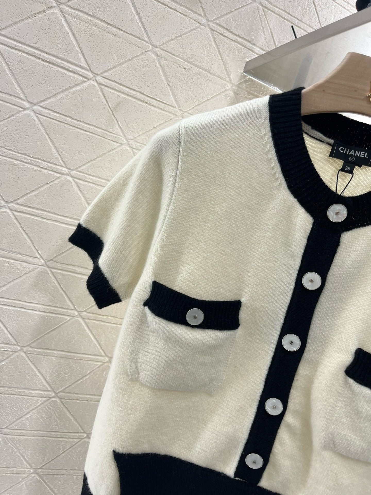 C* 2025SS New Arrival Knitted Short Sleeve Cardigan