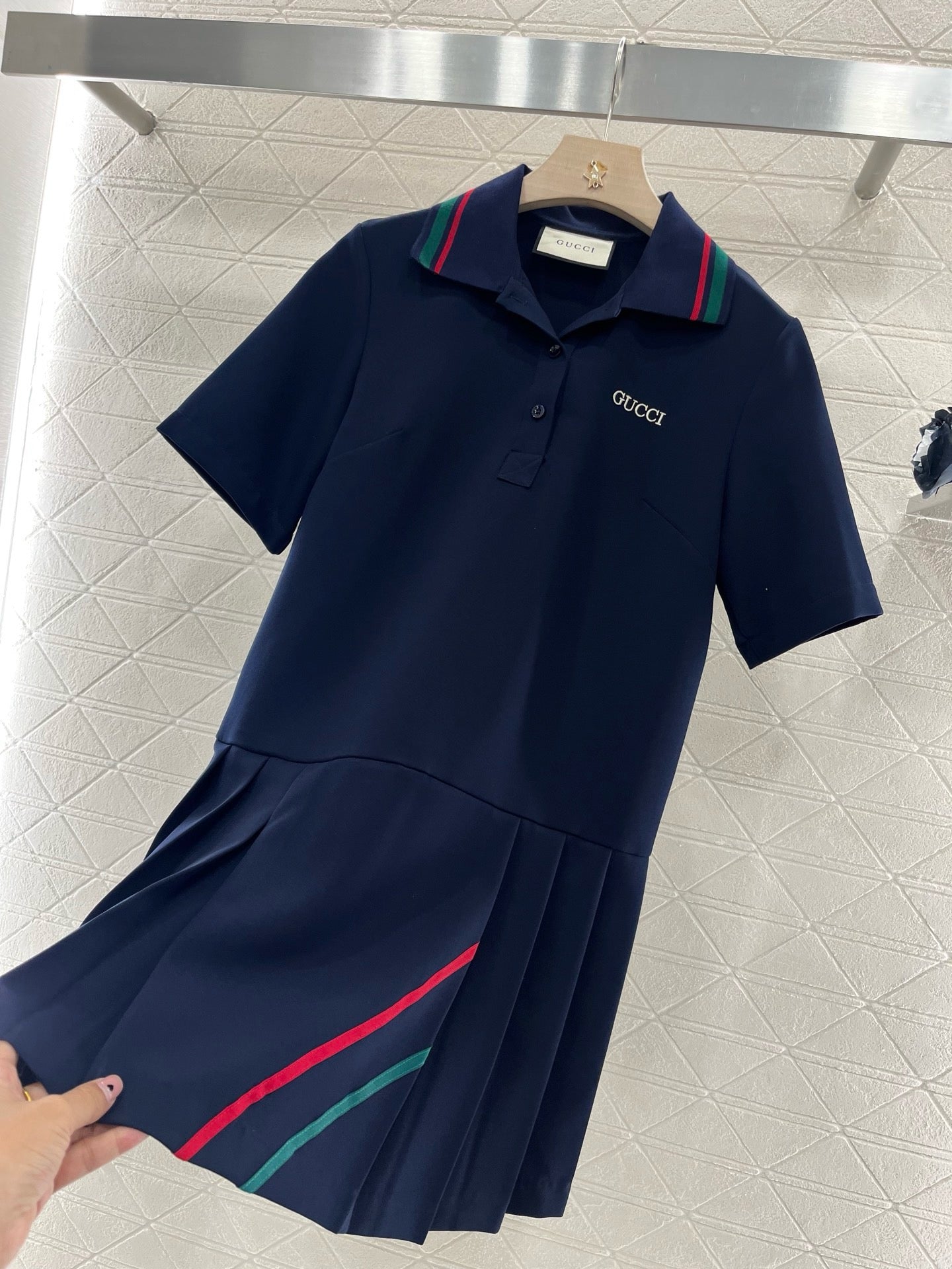guc** new product short sleeve dress