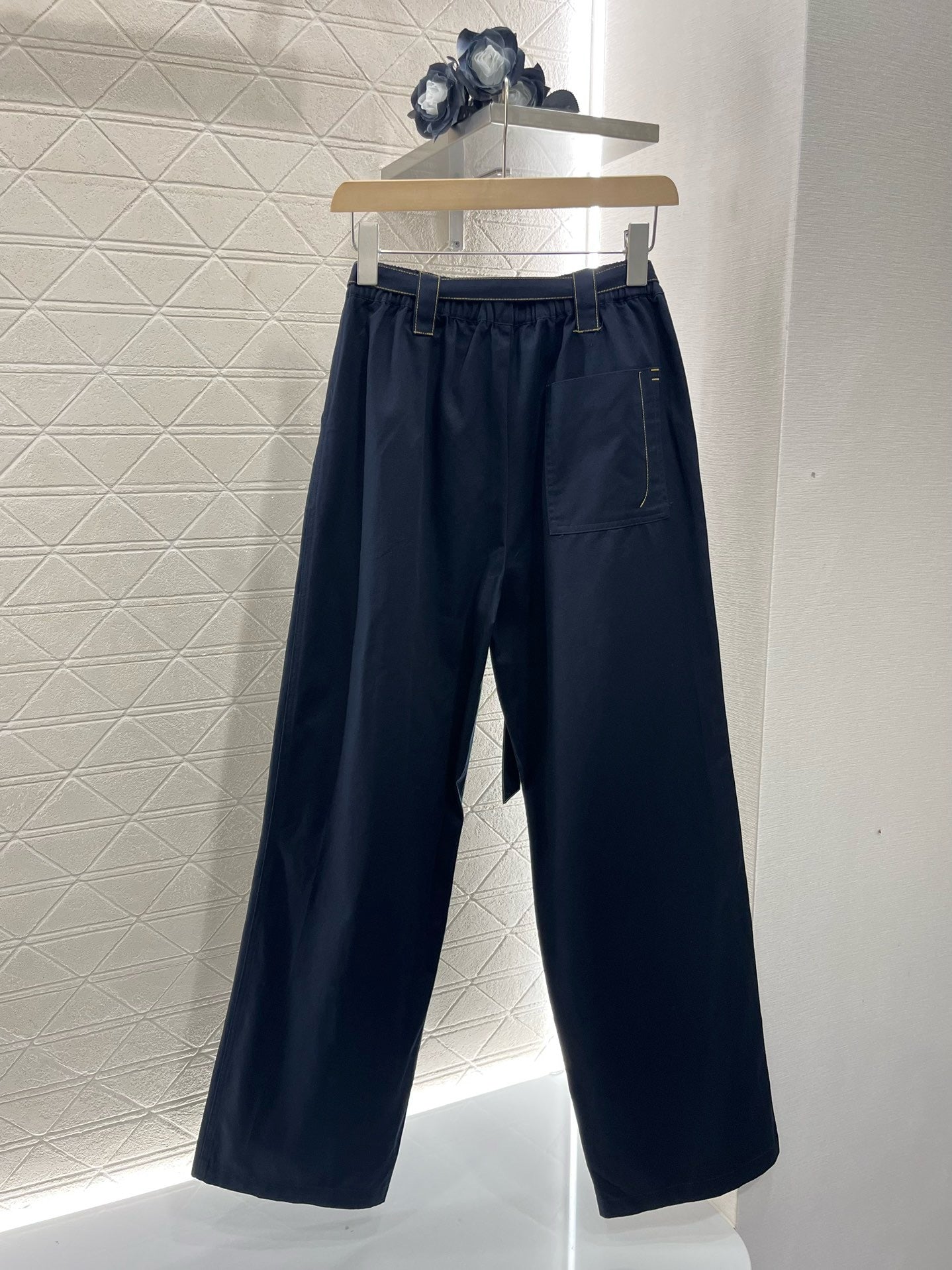 MI*MI* 2025SS New Arrival Belt Straight Jeans