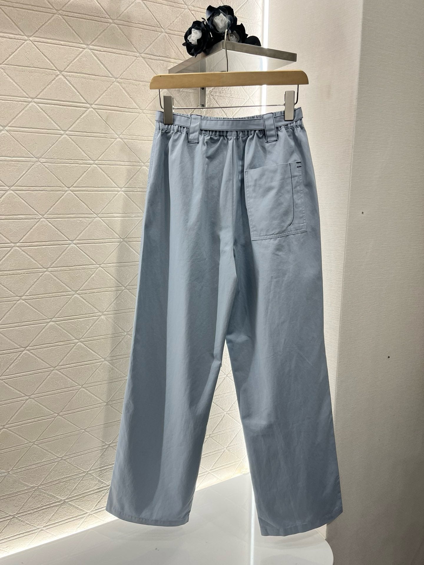 MI*MI* 2025SS New Arrival Belt Straight Jeans