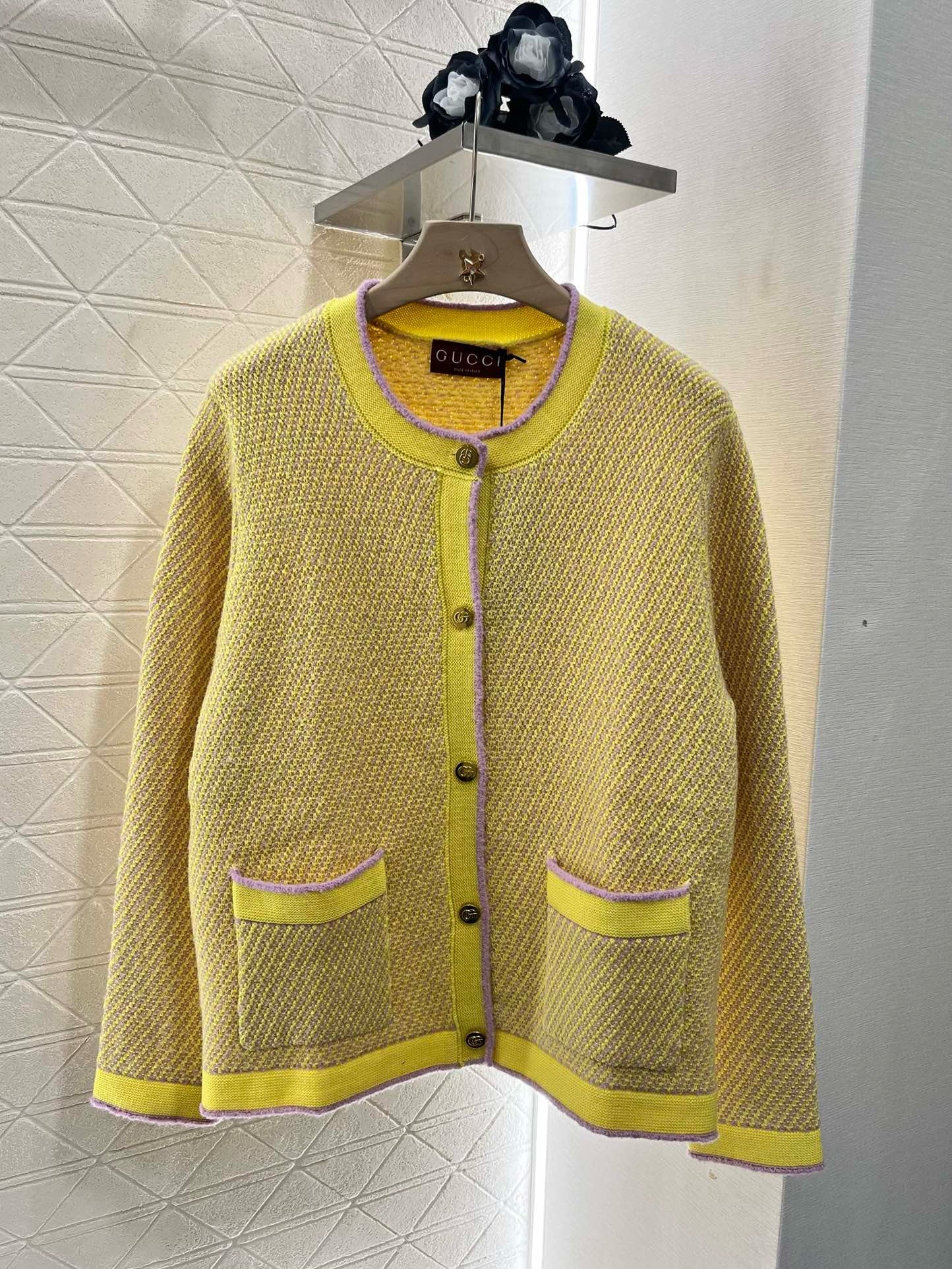 New Arrival Knit Cardigan with Binding Edge