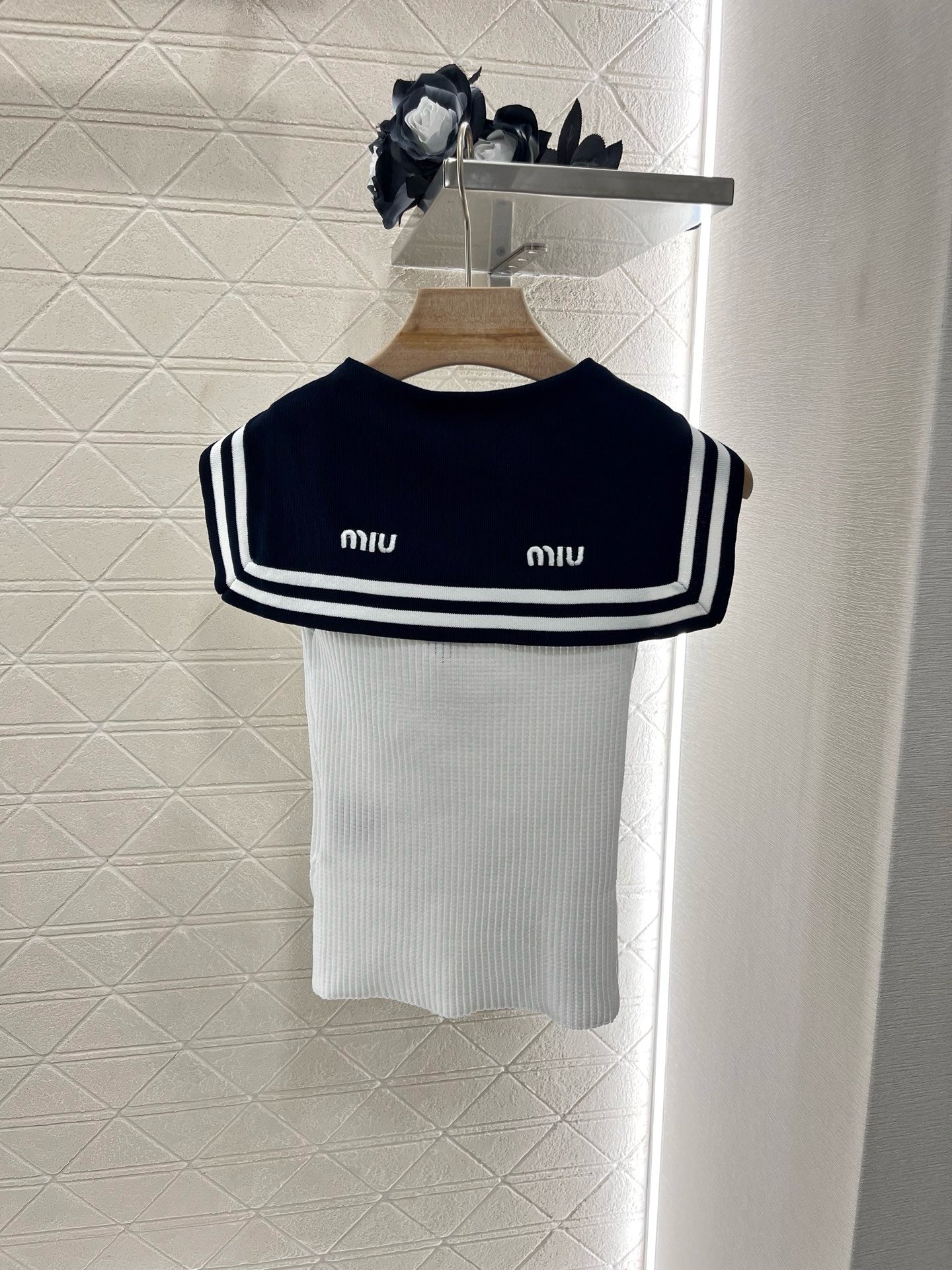 MI*MI* New Arrival Shawl Ribbon Bow Knitted Short Sleeve