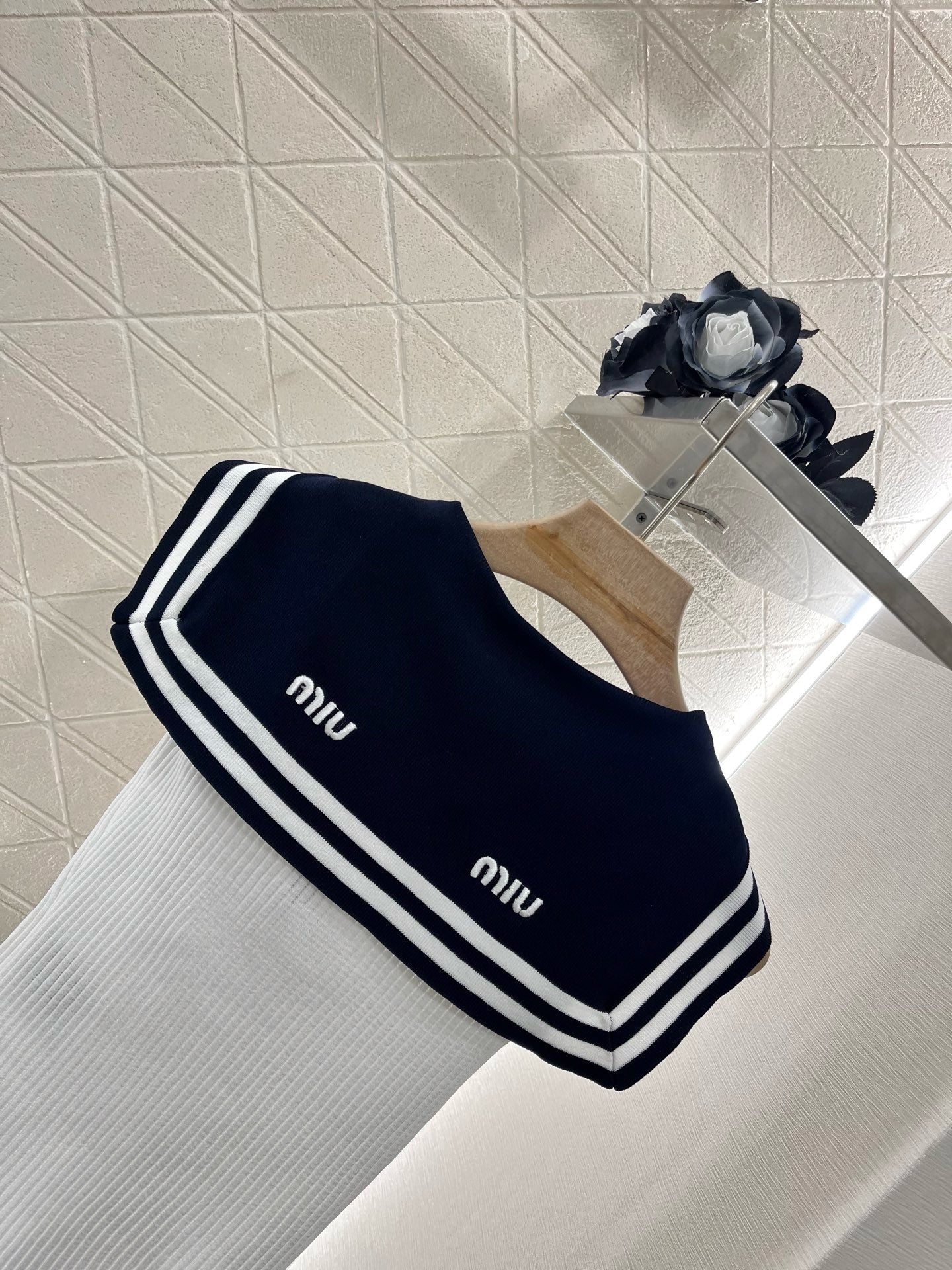 MI*MI* New Arrival Shawl Ribbon Bow Knitted Short Sleeve