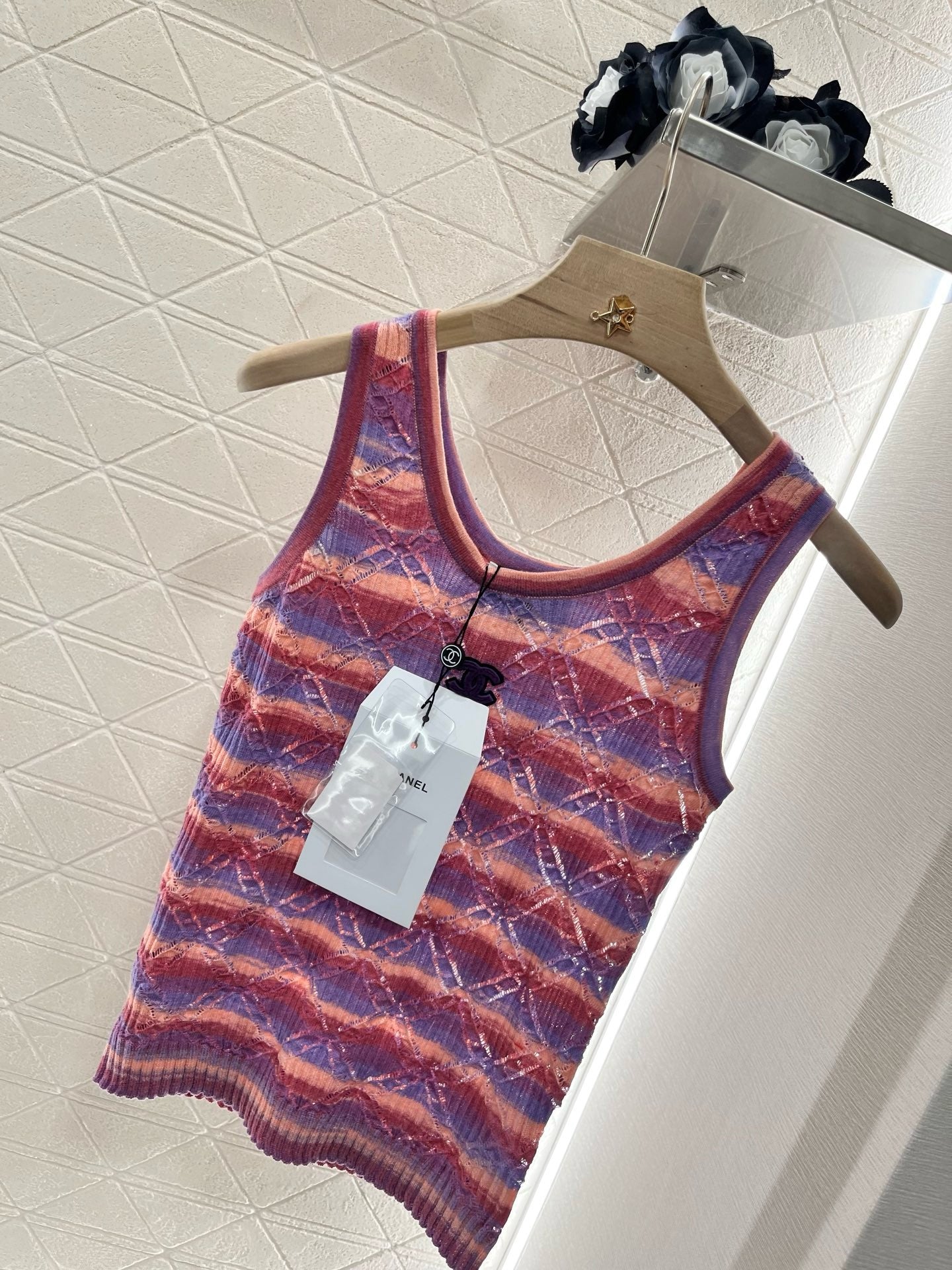 C* New Striped Vest