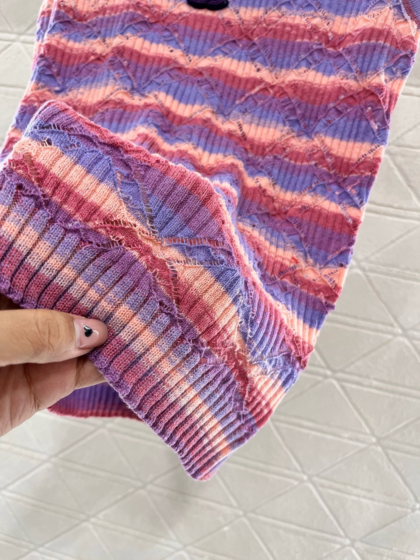 C* New Striped Vest