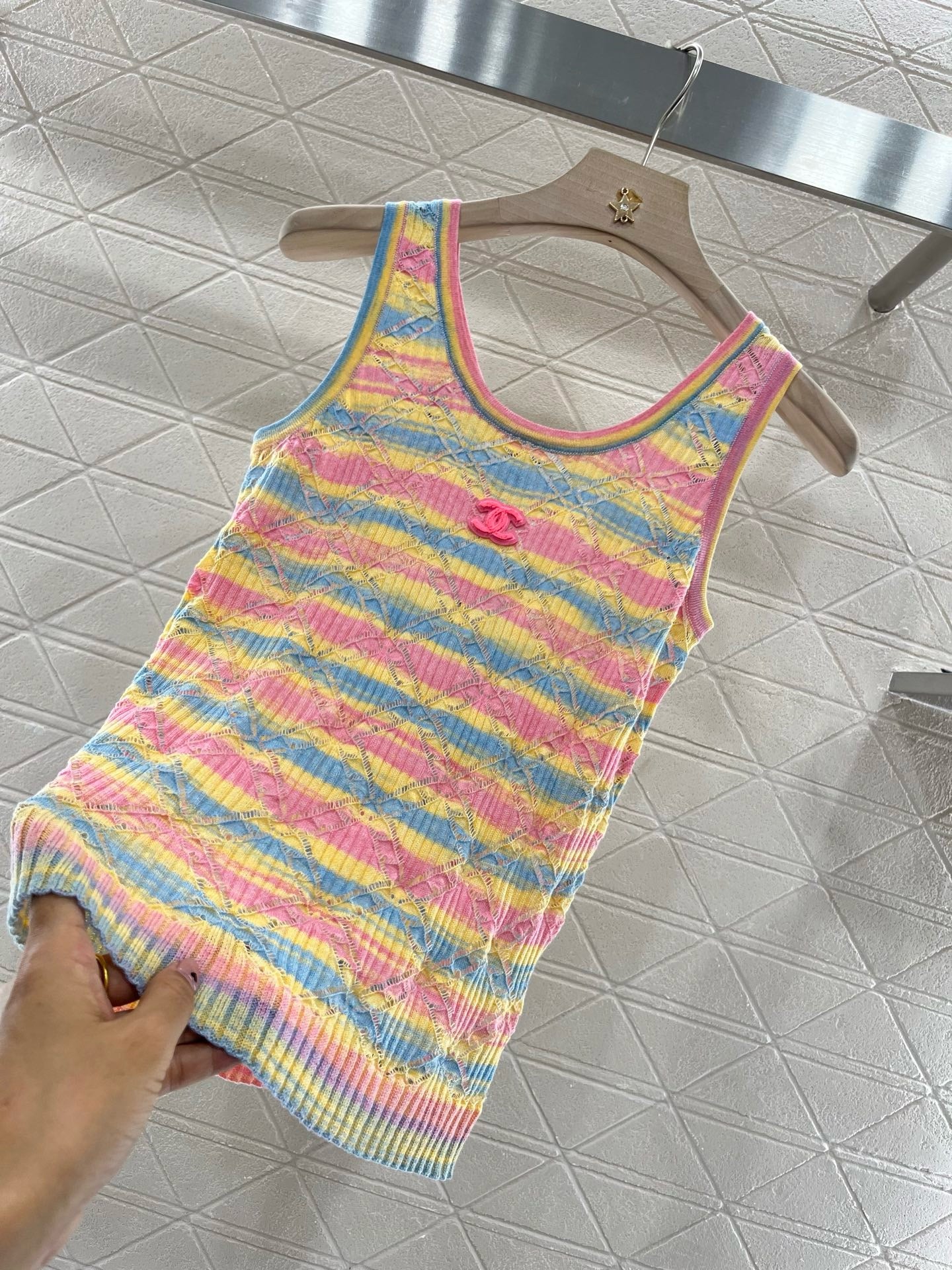 C* New Striped Vest