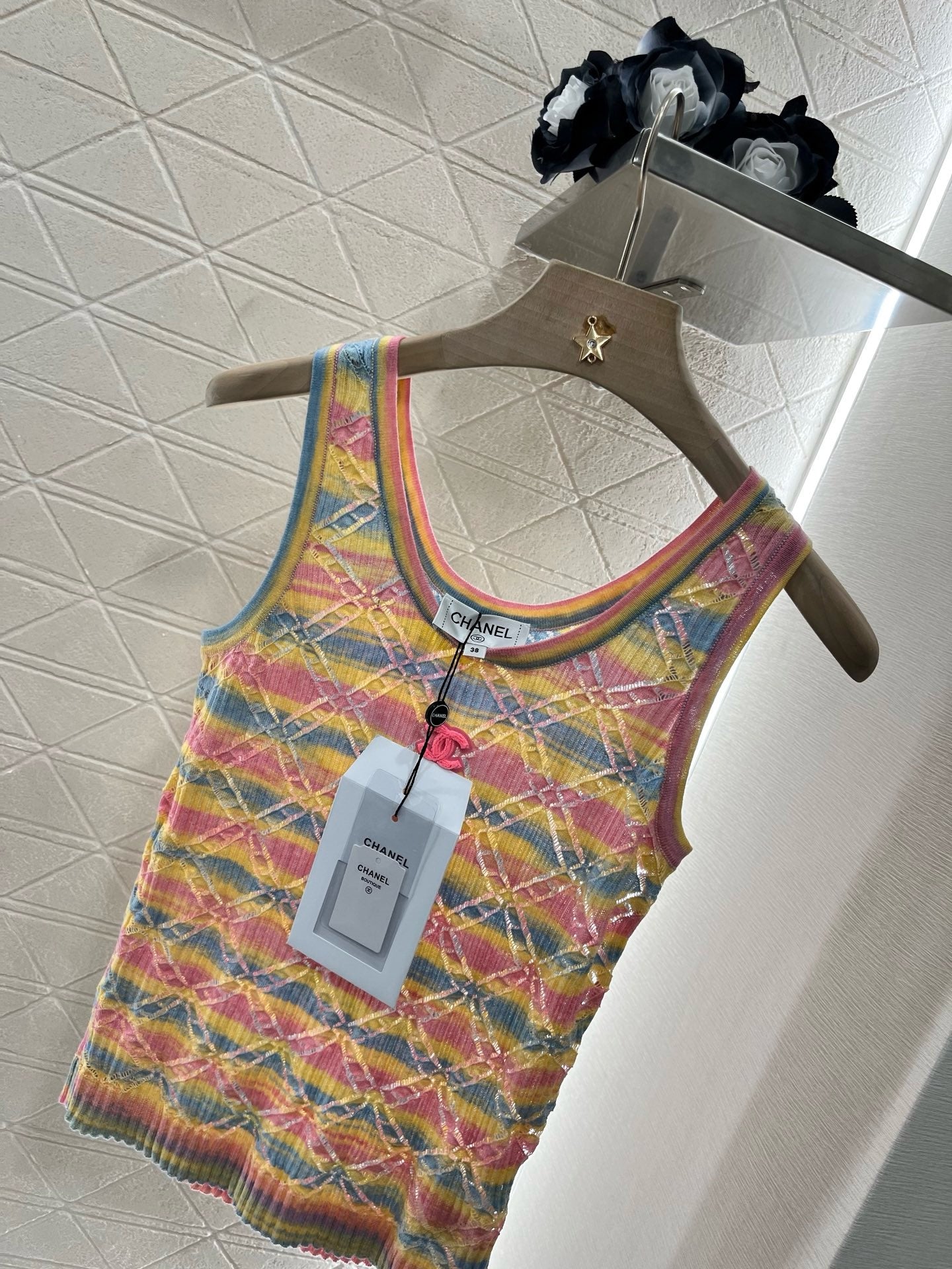 C* New Striped Vest