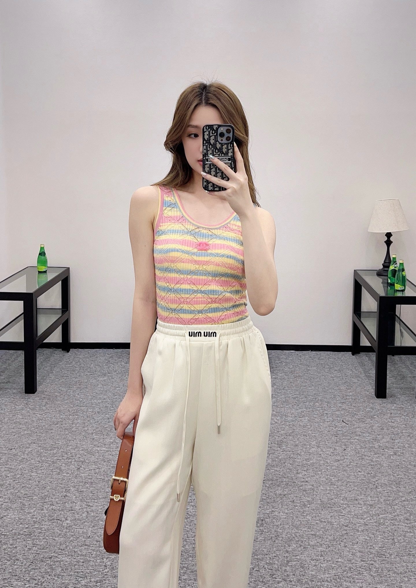 C* New Striped Vest