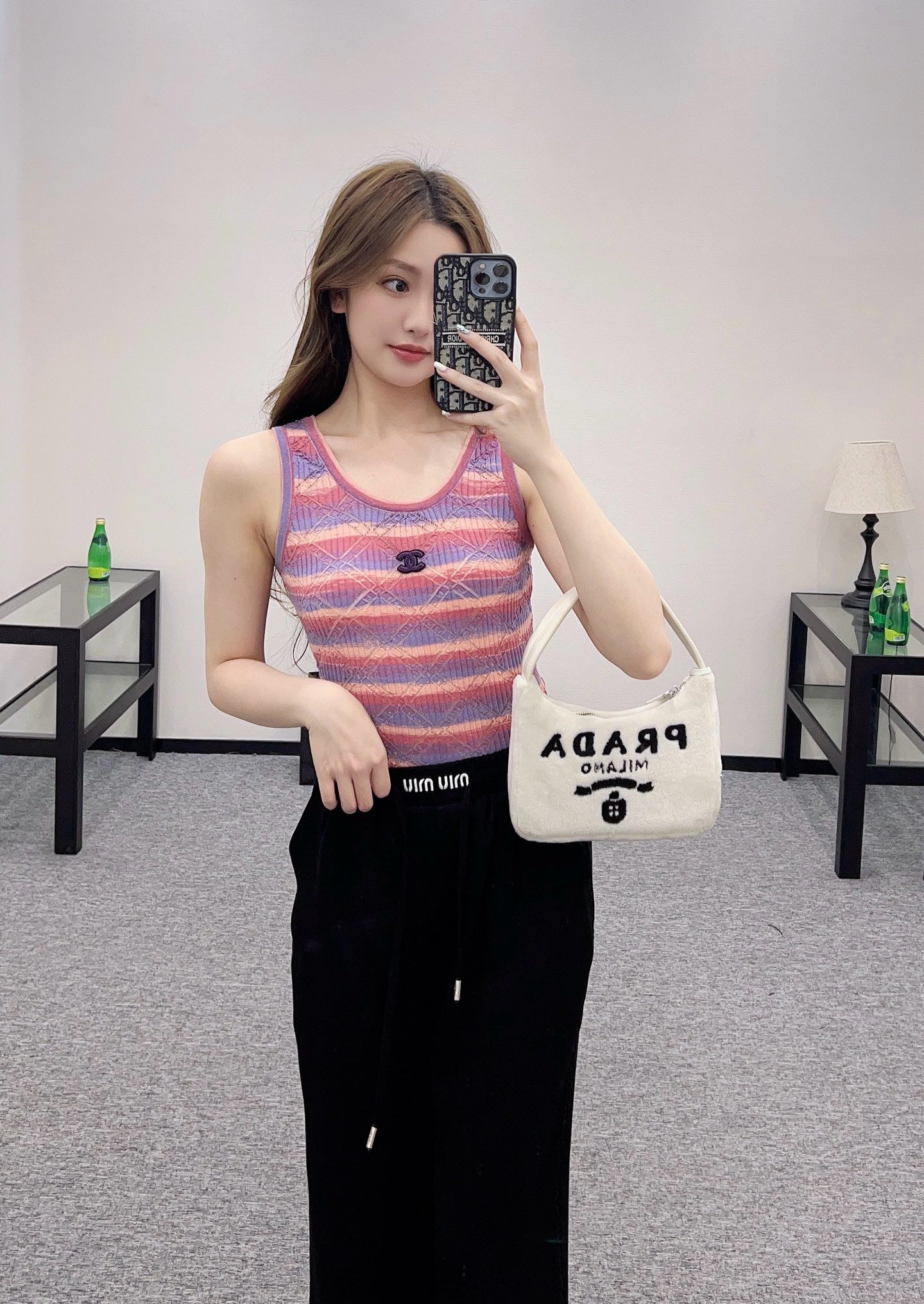 C* New Striped Vest